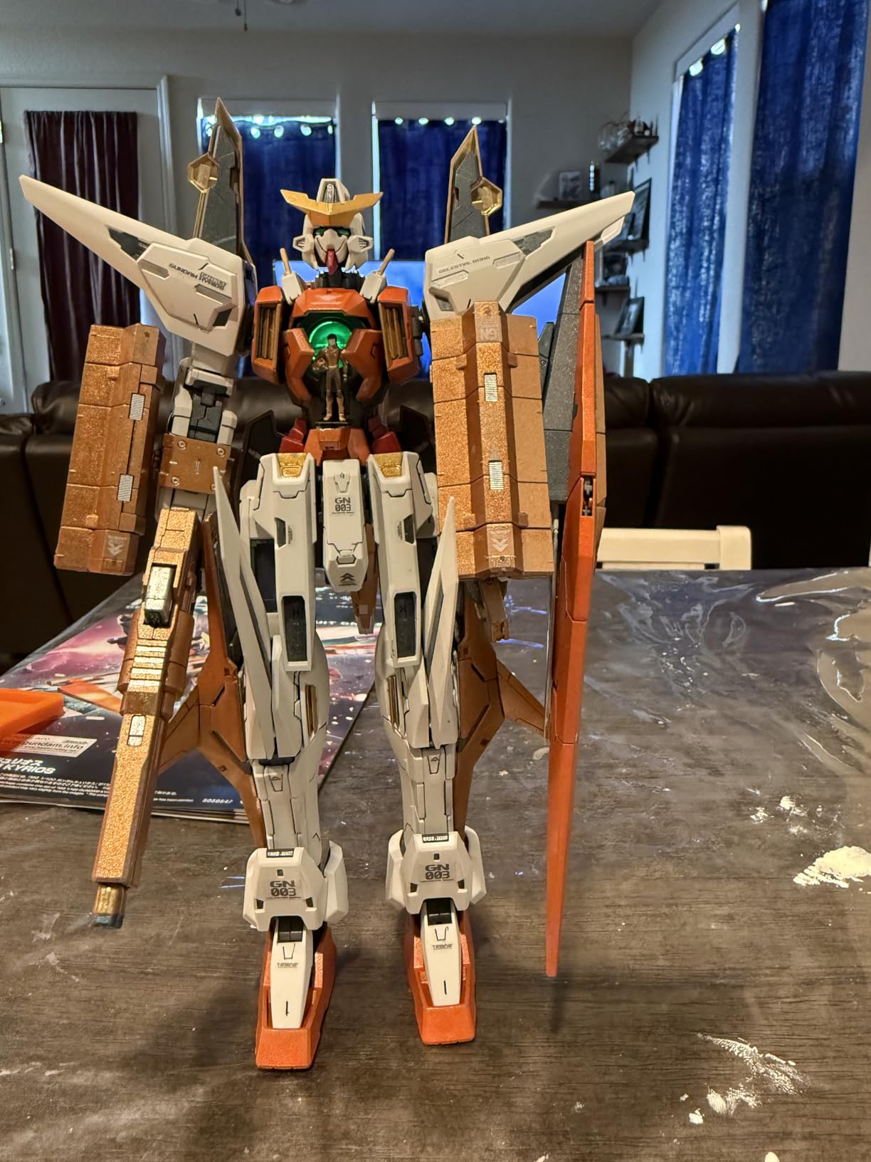 Bandai Hobby - Gundam 00 - Gundam Kyrios, Bandai Spirits MG 1/100 Model Kit customer photo 2