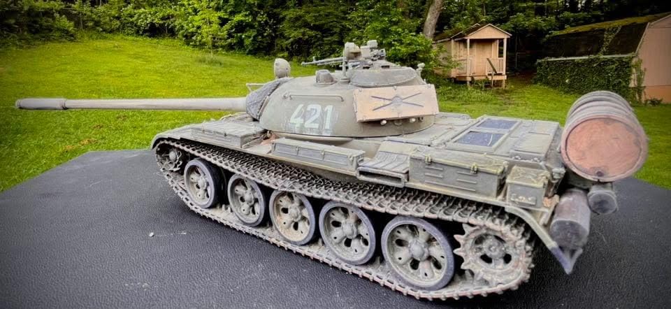 Tamiya 32598 Russian Medium Tank T55 1:48 Plastic Model Kit, Green customer photo 1