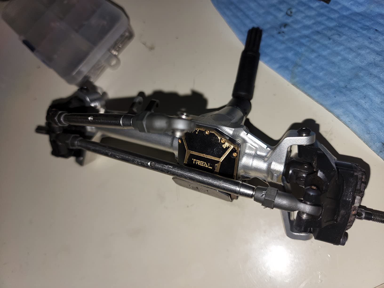 TREAL SCX10 III Rear Axle Portal Axles for Axial SCX10 3 JLU Gladiator Base Camp Upgrades (Black) customer photo 1