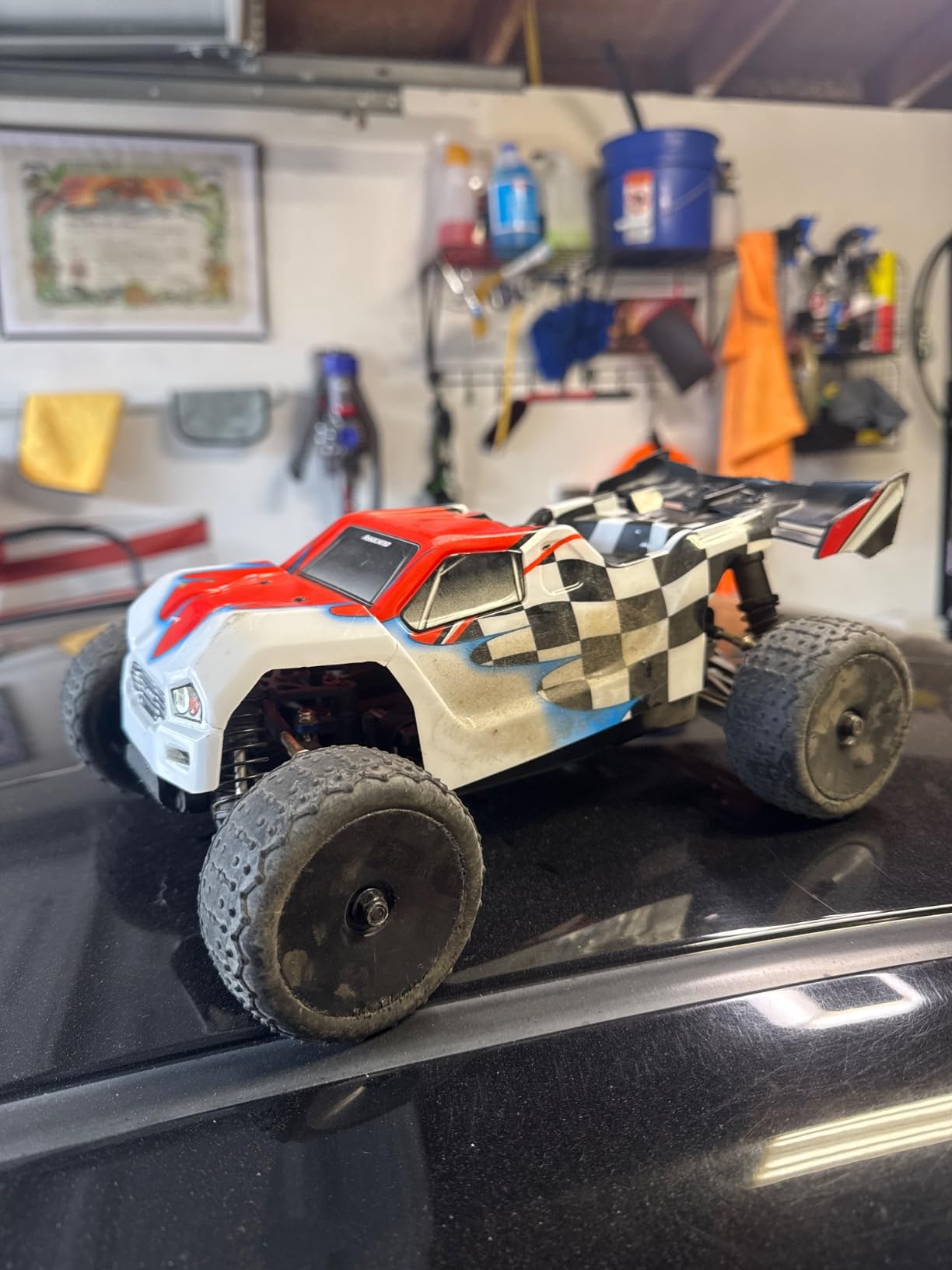 Surpass Hobby 2430 5800KV 7200KV 4P Sensorless Brushless Motor & 25A Brushless ESC Electric Speed Controller for 1/16 1/18 RC Car Truck Model (7200KV) customer photo 2
