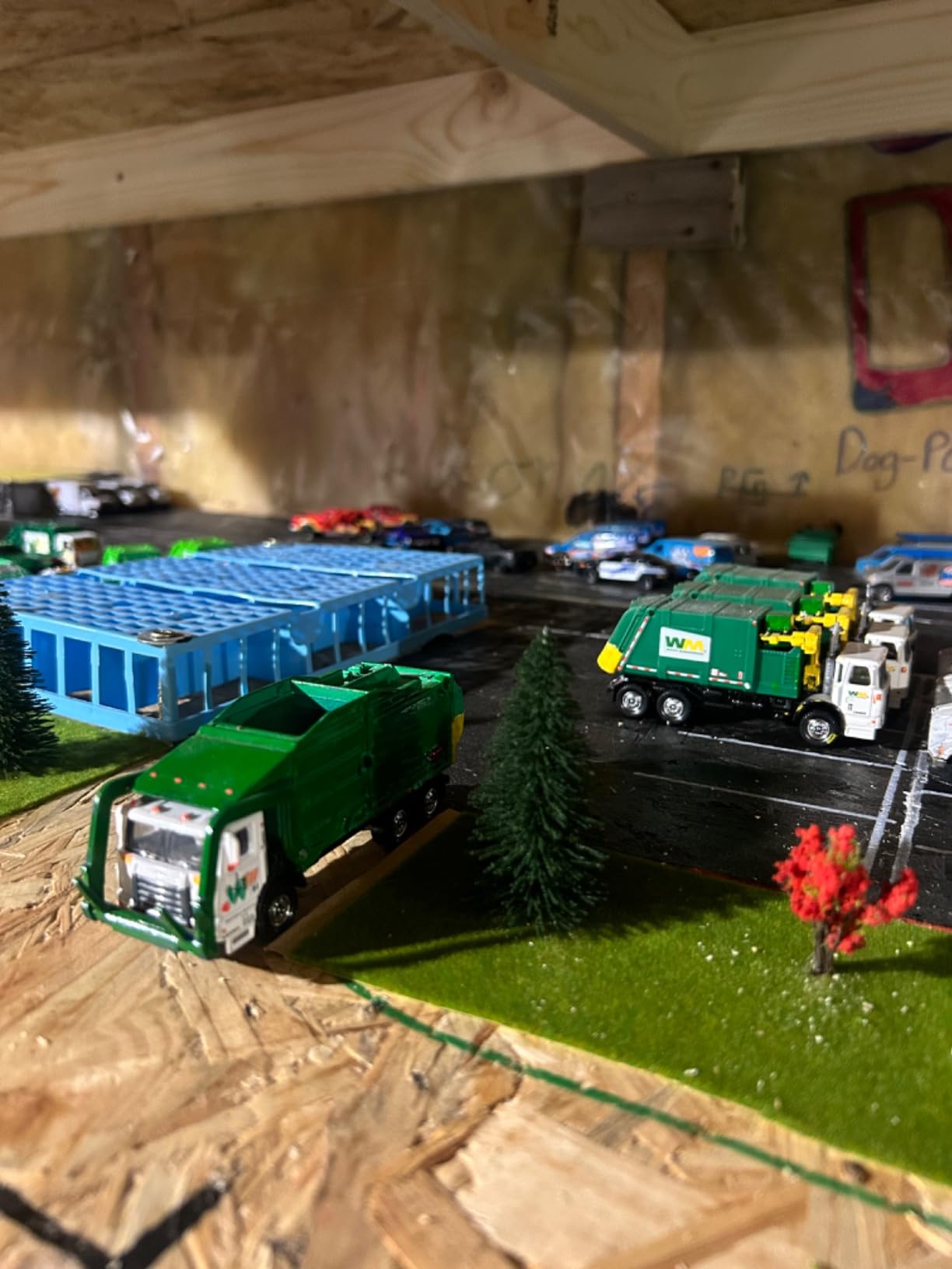 S0805 50PCS Dark Green Pine Model Cedar Trees 2.05inch (52mm) for Model Railroad Scenery Landscape Layout HO N Scale New (2Inch) customer photo 2