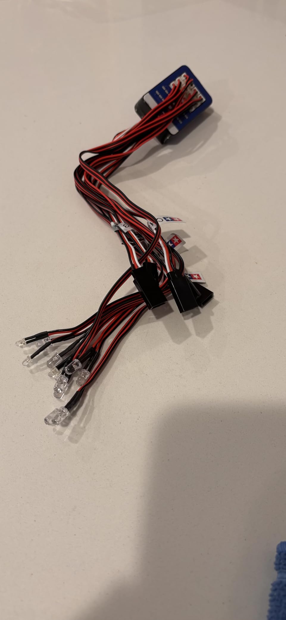 12 LED RC Lighting Kit for Steering/Brake/Smart Simulation Flash RC Lights for 1/10 Scale Models RC Car Yokomo Tamiya HSP HPI AXIAL RC4WD Traxxas customer photo 2