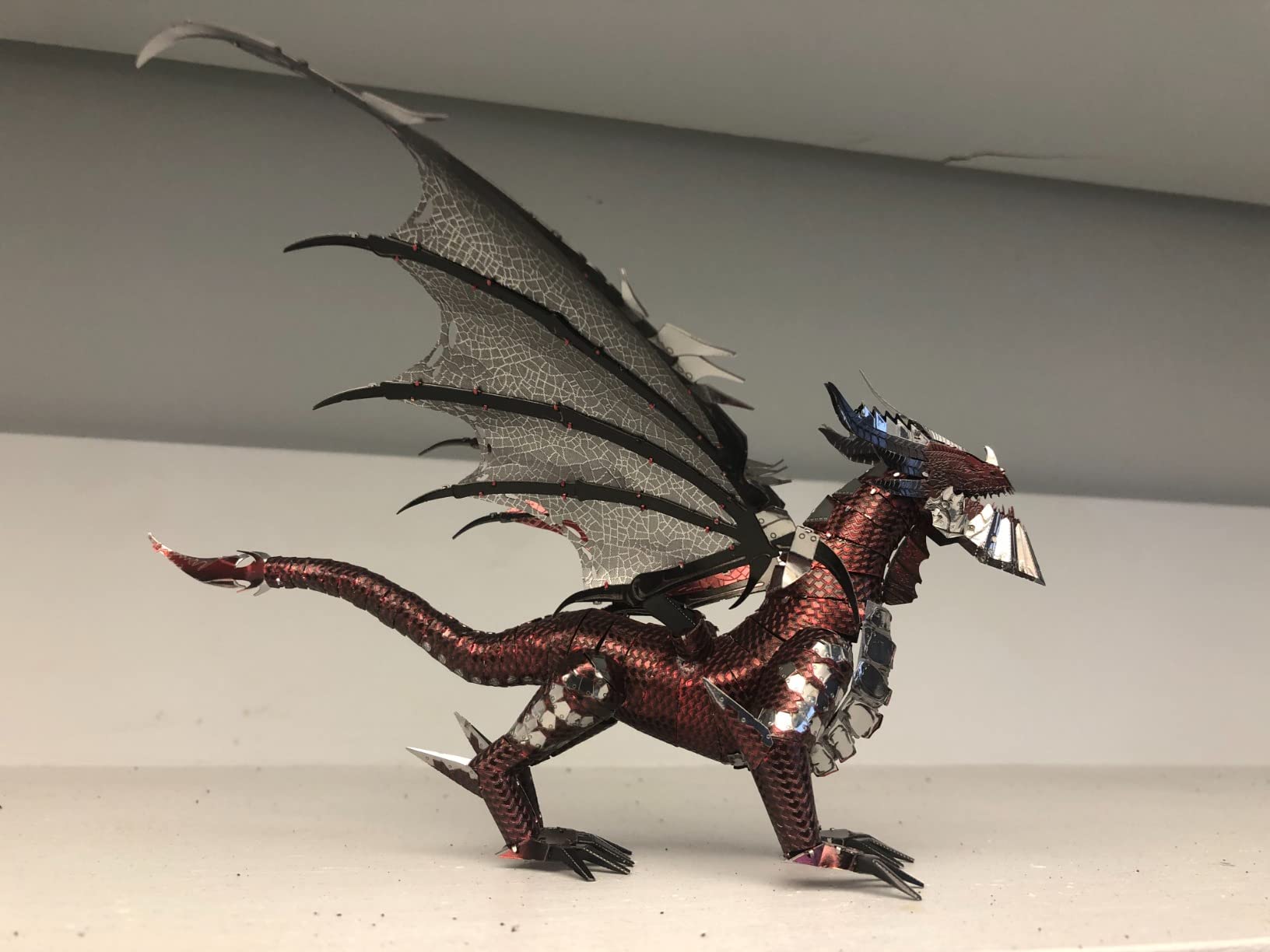 Piececool 3D Metal Model Kits-Black Dragon King, DIY 3D Puzzles for Adults Brain Teaser Puzzles for Teens, Great Birthday New Year Gifts, 107 Pcs customer photo 2