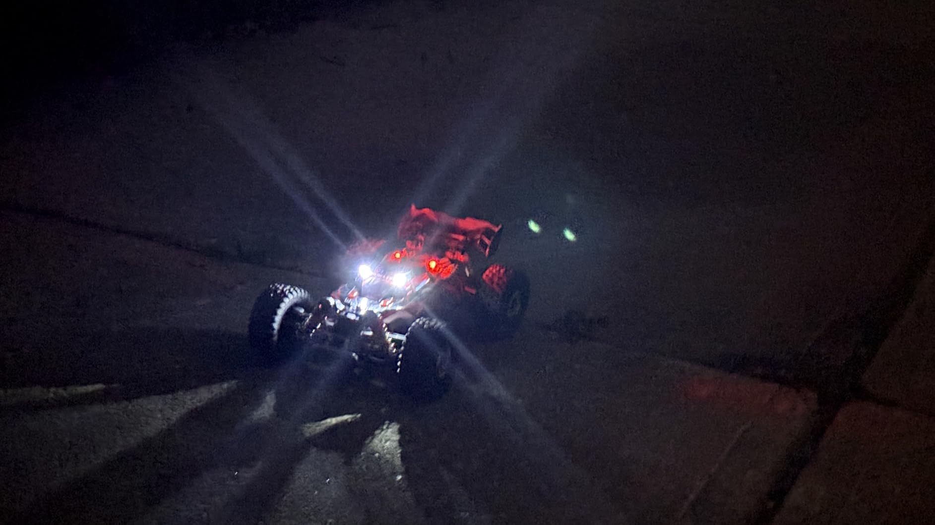 OGRC 8Pcs RC LED Light Kit Accessories RC Headlights/Taillight Kit Accessories for 1/10 1/8 Modes for Traxxas Tamiya ARRMA HSP Redcat Axial SCX10 RC Cars (2 White +2 Red +4 Yellow) customer photo 1