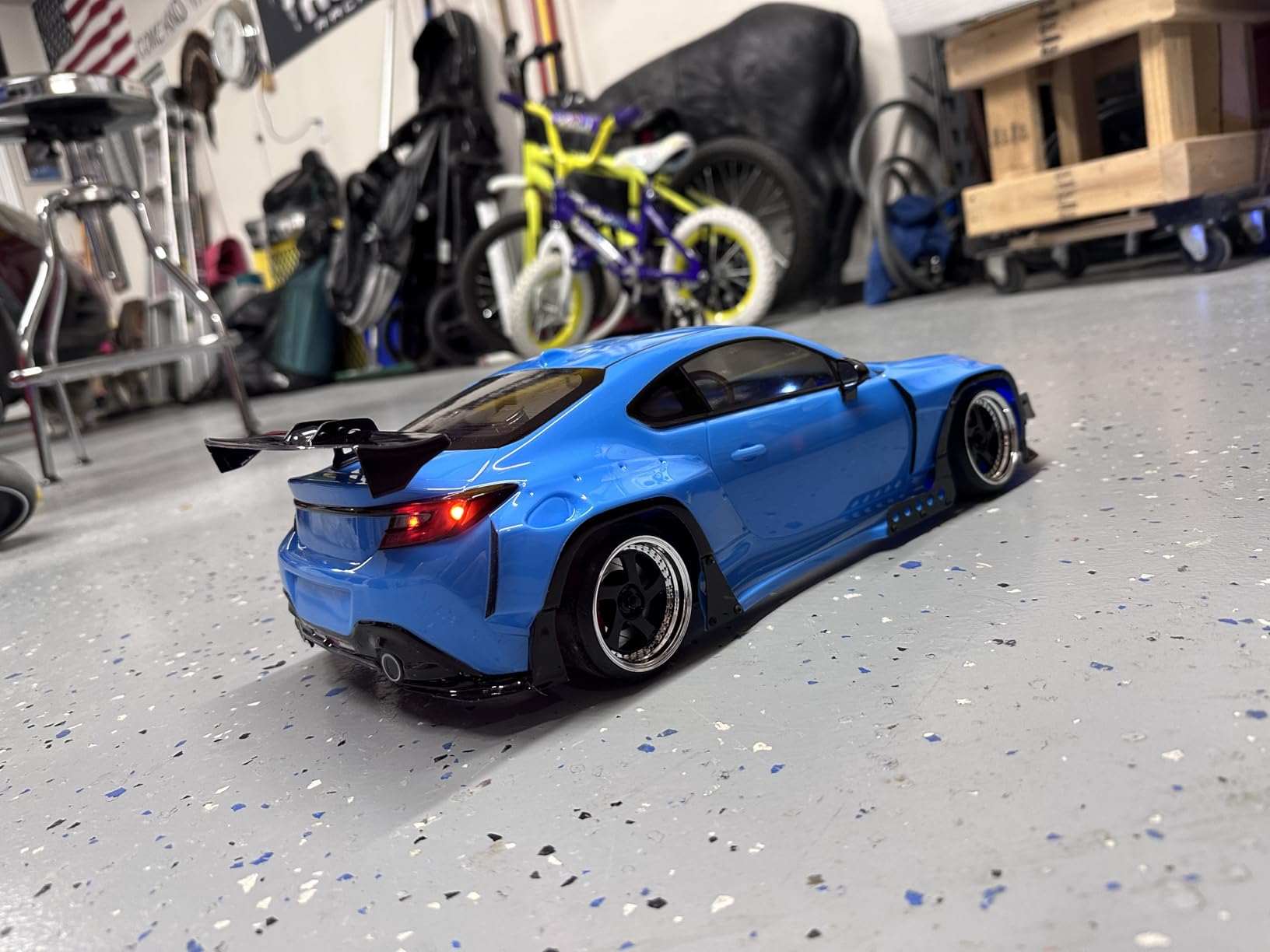 Globact Rc Car Headlights Taillight Rc Truck Led Lights Flashing Light Lamp 12 LED 5 Operation Modes for 1/10 Rc Trucks, Crawler, Off-Road, Sport Racing customer photo 2