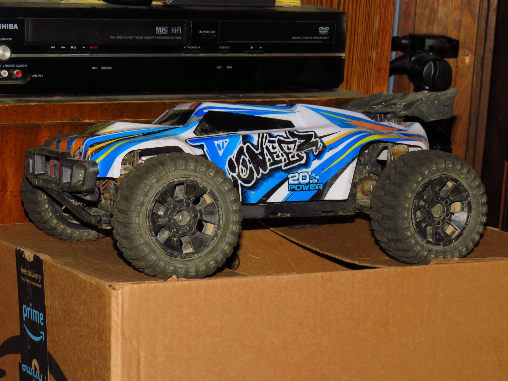 Holyton 1:10 Large High Speed Remote Control Car with LED Shell Lights, 48+ KM/H, 4WD Offroad Monster Truck for Adults & Kids, Hobby RC Truck Vehicle, 2 Battery Crawler Toy Gift for Boy customer photo 1