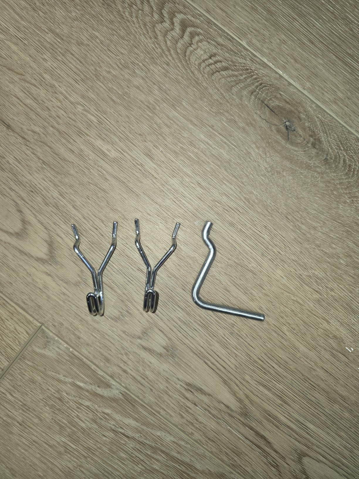 HORUSDY 150 PCS Pegboard Hooks Assortment Kit - 15 Types Heavy Duty Pegboard Accessories with Bins - Fits 1/8 & 1/4 Inch Pegboard Metal Hooks for Garage, Workshop, and Tool Organization customer photo 2