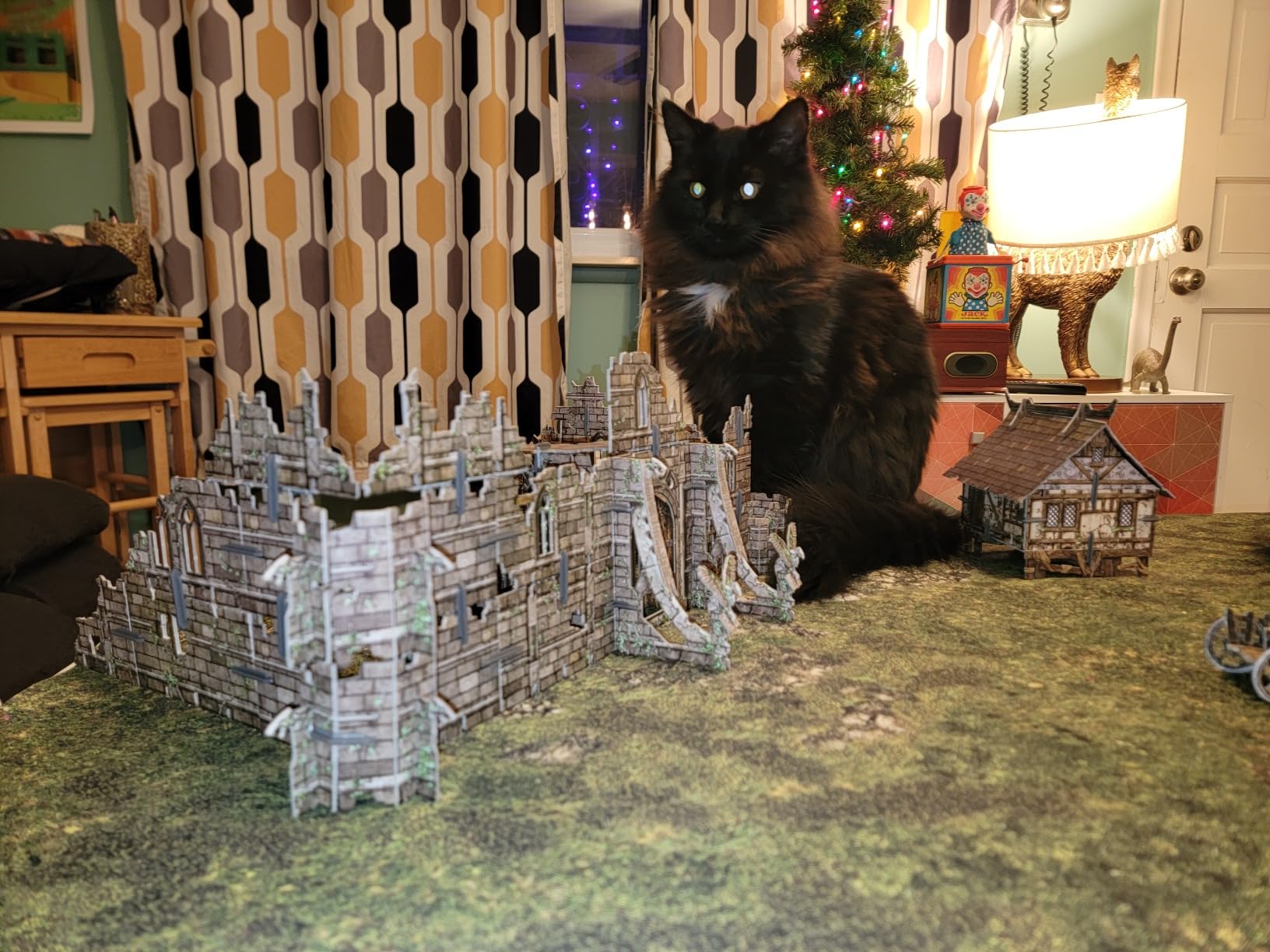 Battle Systems - Modular Fantasy Scenery - Perfect for Roleplaying and Wargames - Multi Level Tabletop Terrain for 28mm Miniatures - Colour Printed Model Diorama - DND Warhammer (Ruined Monastery) customer photo 1