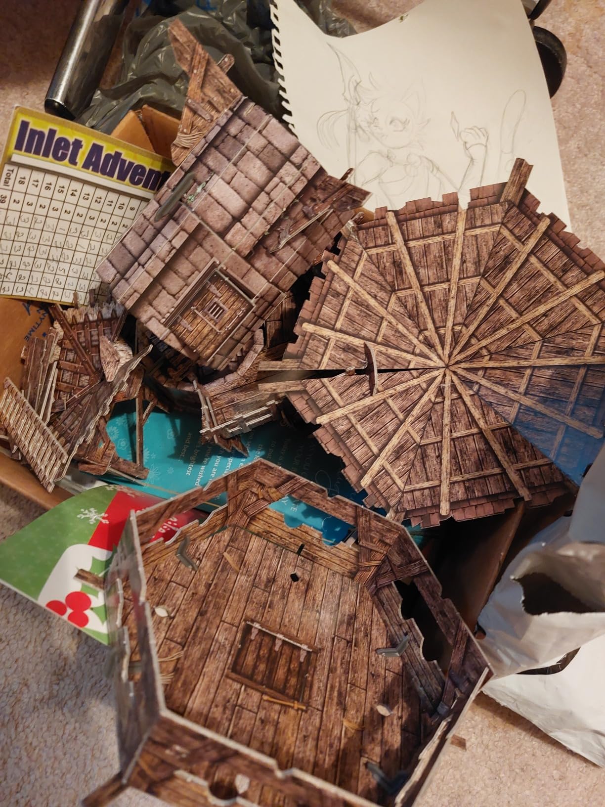 Battle Systems - Modular Fantasy Scenery - Perfect for Roleplaying and Wargames - Multi Level Tabletop Terrain for 28mm Miniatures - Colour Printed Model Diorama - DND Warhammer (Ruined Monastery) customer photo 2