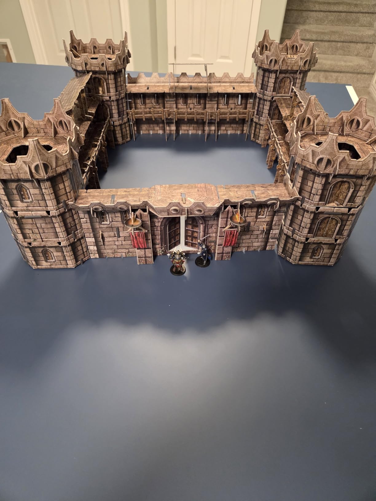 Battle Systems BSTFWC001 Fantasy Terrain Village Core Set - Multi Level Tabletop War Game - 28mm Miniature Wargaming Roleplaying - 420 Piece Modular Warhammer Battles Painted Model Scenery customer photo 2