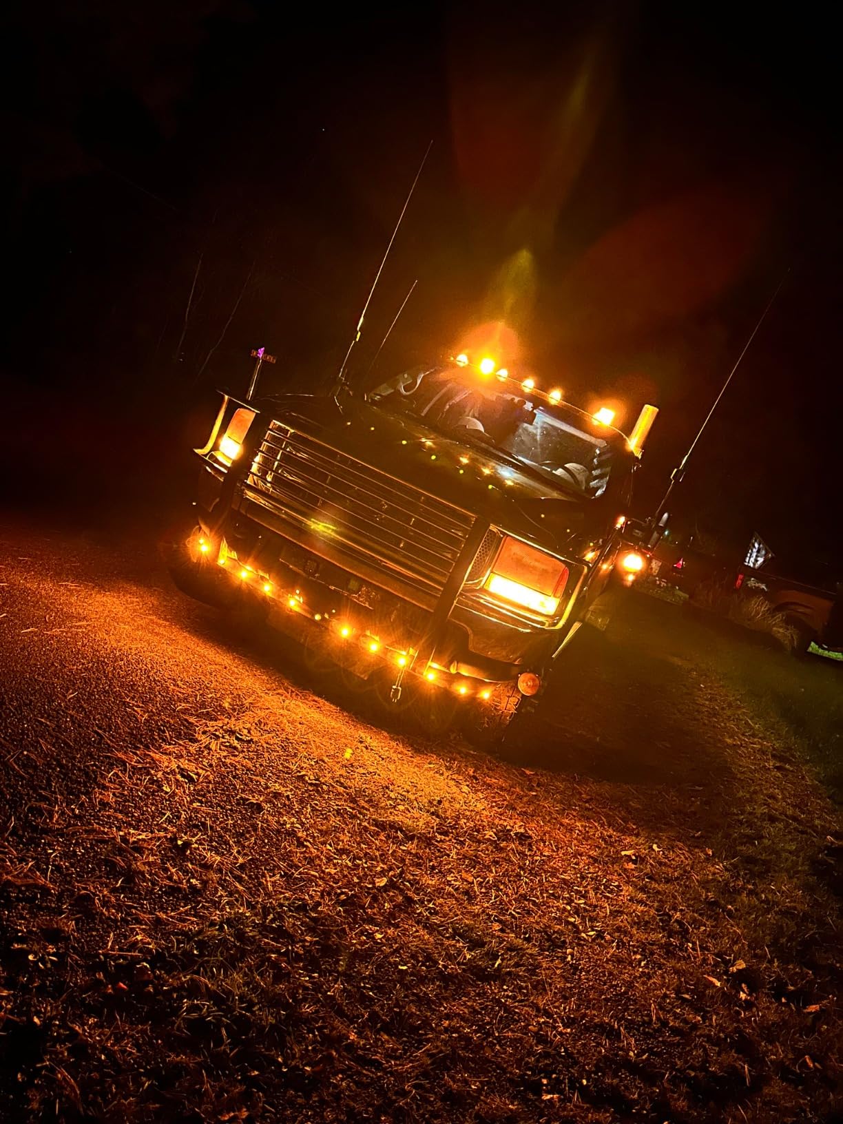 ASPL 2pcs LED Warning Flash Beacon Lights, 60 LED Amber Warning Safety Flashing Strobe Lights with Magnetic and 16 ft Straight Cord for Vehicle Truck Tractor Golf Carts UTV Car Bus,12V-24V customer photo 2