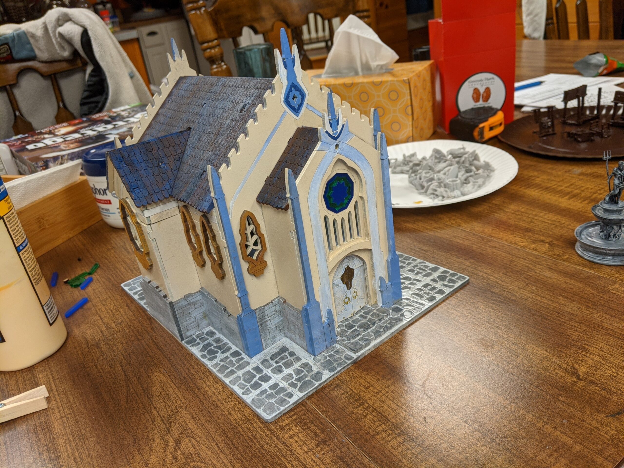 Towerrex Temple D&D Terrain, Wooden Fantasy Buildings for 25mm 32mm 28mm Miniatures, Dungeons and Dragons, Pathfinder & Tabletop RPG Scenery customer photo 1