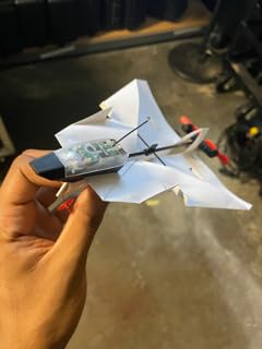 POWERUP 4.0 The Next-Generation Smartphone Controlled Paper Airplane Kit, RC Controlled. Easy to Fly with Autopilot & Gyro Stabilizer customer photo 1