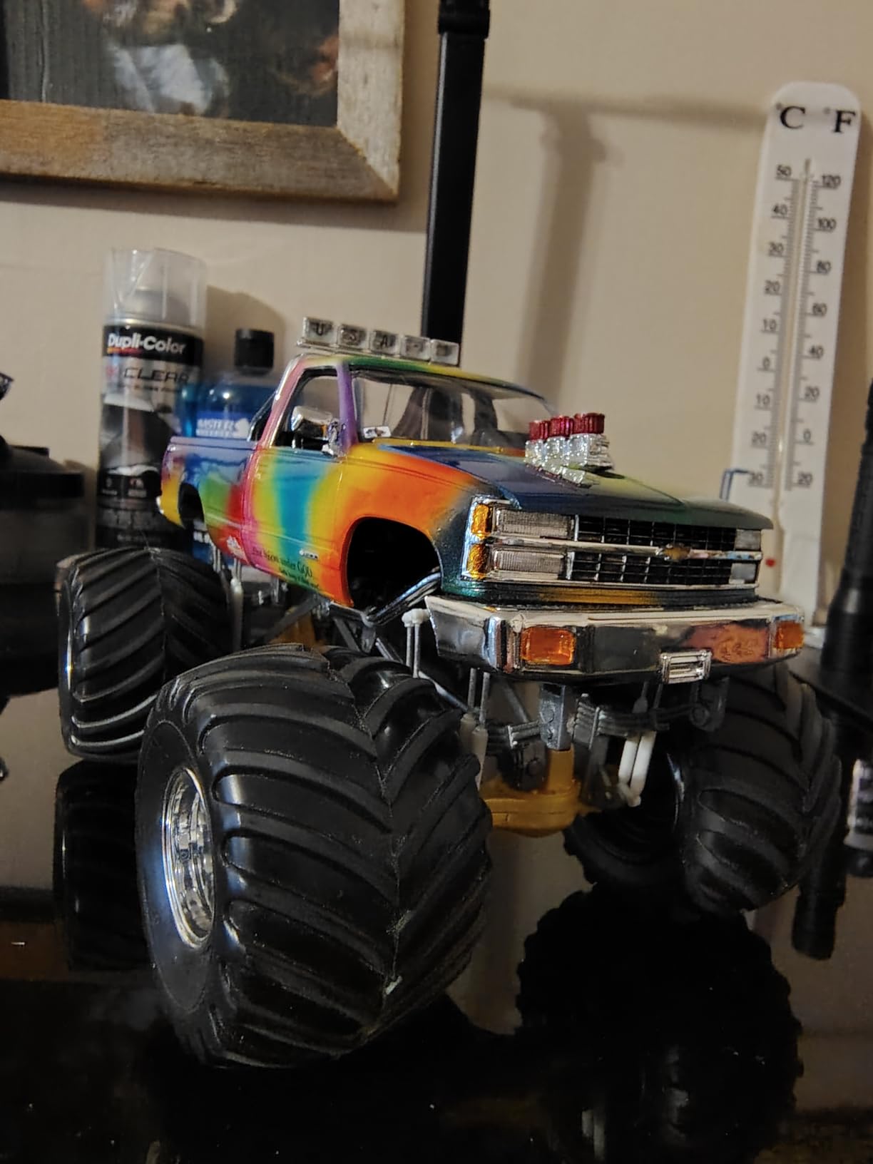 AMT USA-1 Chevy Silverado Monster Truck 1:25 Scale Model Kit customer photo 2