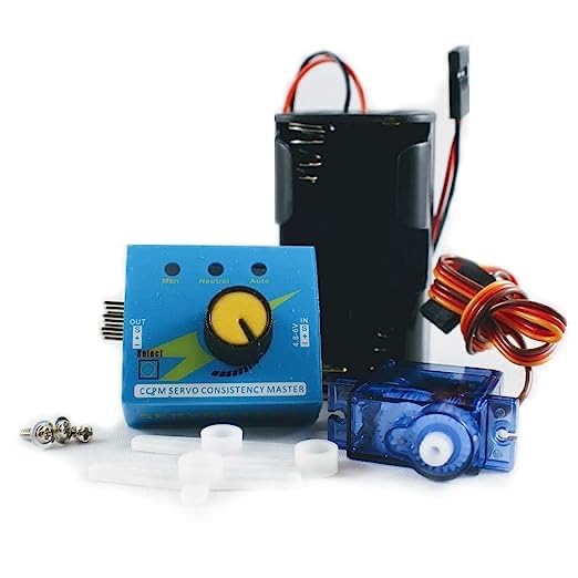 Servo Motor Tester Kit | 180 Degree 9g Servo Motor + RC Servo Tester Controller + 6V Battery Holder customer photo 2
