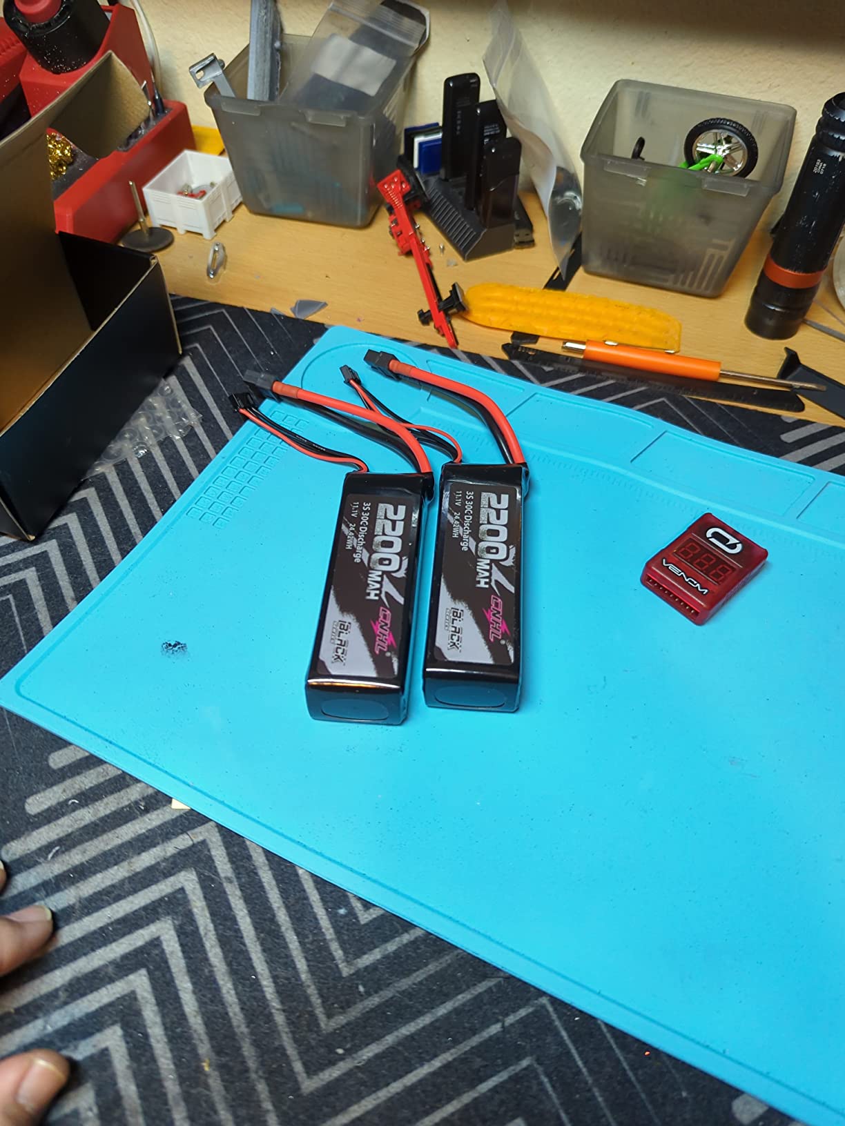 CNHL 2200mAh 3S Lipo Battery 30C 11.1V lipo Battery with XT60 Plug for RC Airplane Car Truggy Truck Crawler(2 Packs) customer photo 1