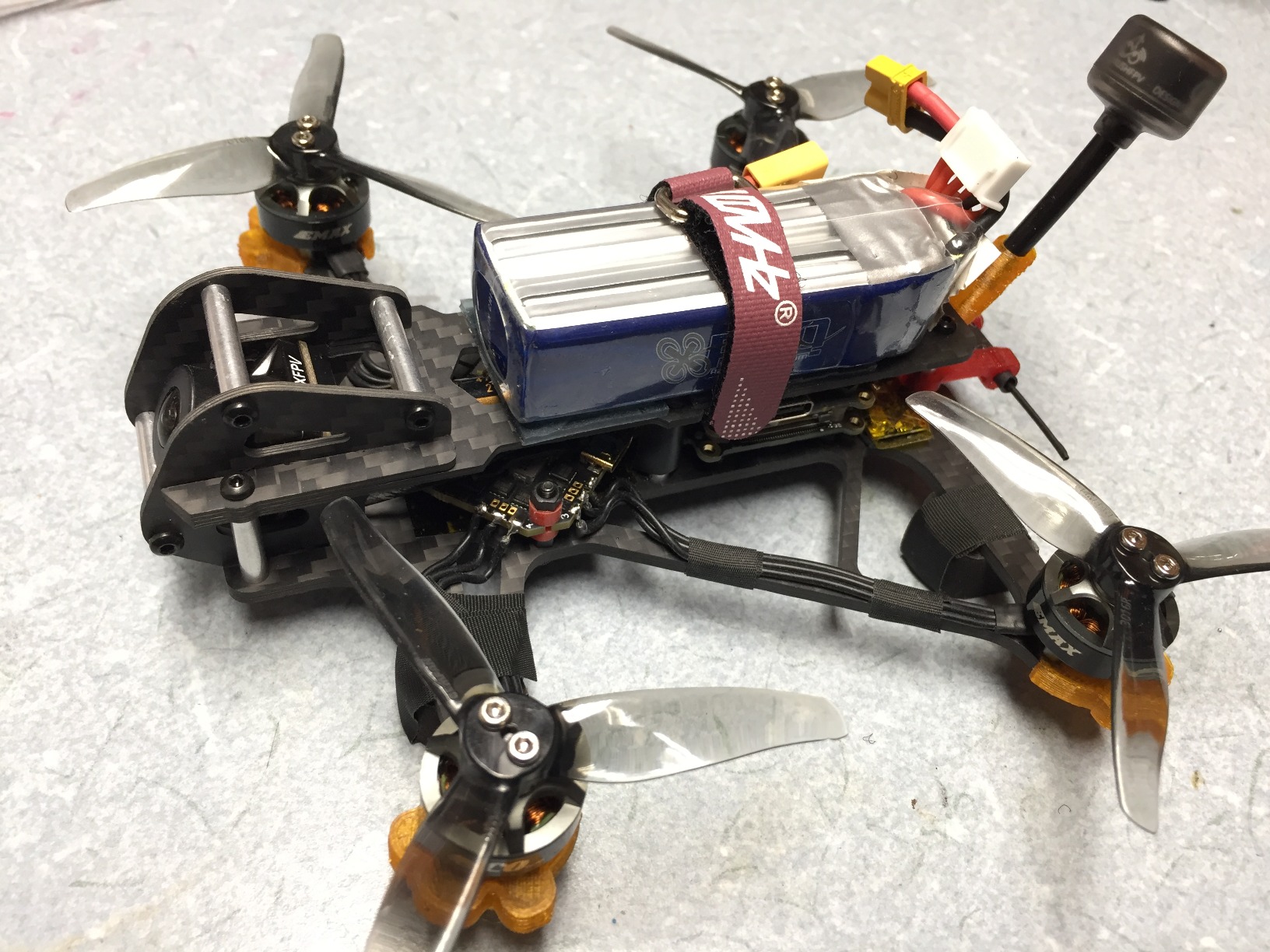 Dragon Frog 3 Inch 139mm Cinewhoop Whoop Frame Kit for DJI Caddx Vista digital hd system RC Drone FPV Racing Carbon fiber Quadcopter Drone Frame customer photo 1