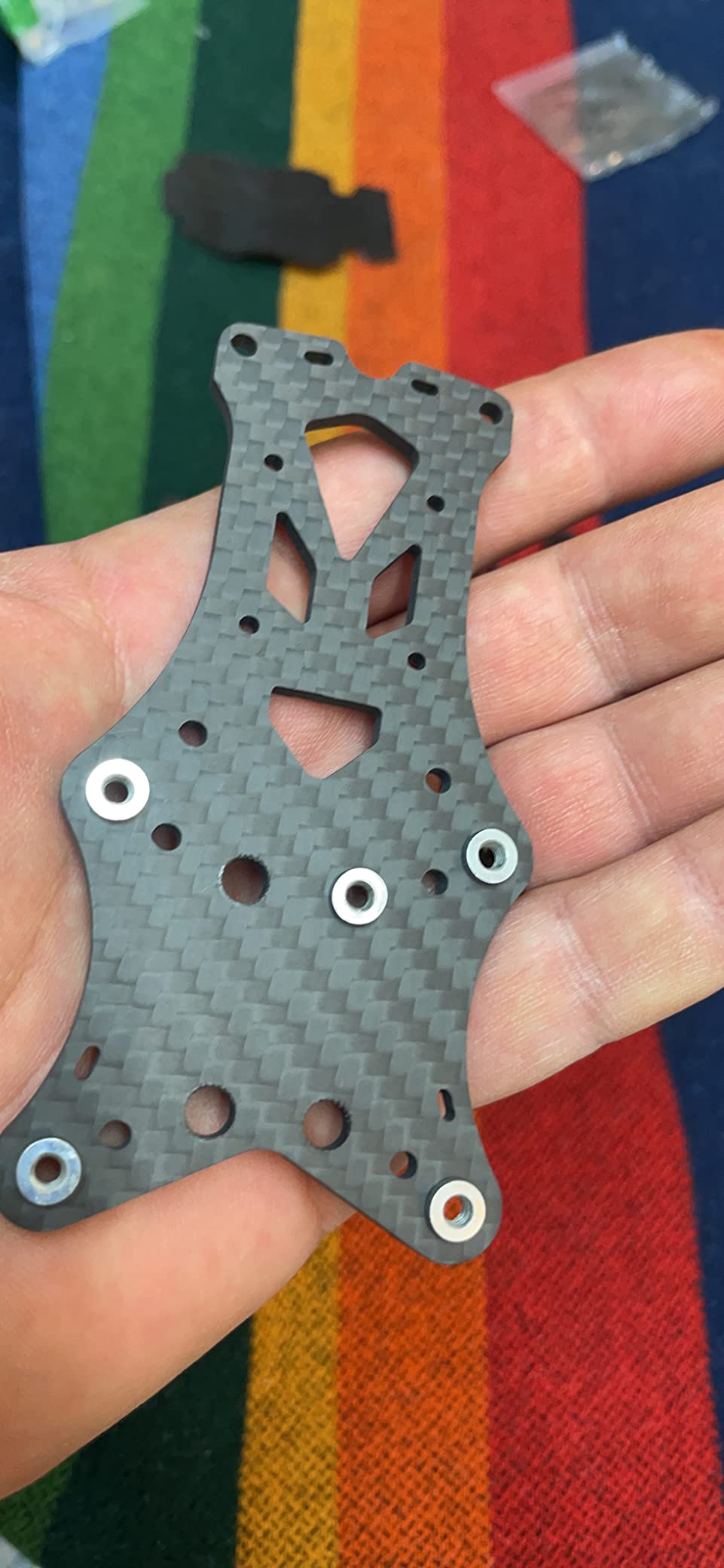 220mm 5 Inch 5mm Arm Carbon Fiber Quadcopter X Type Freestyle Frame Kit Support DJI Air Unit for FPV Racing Drone customer photo 2