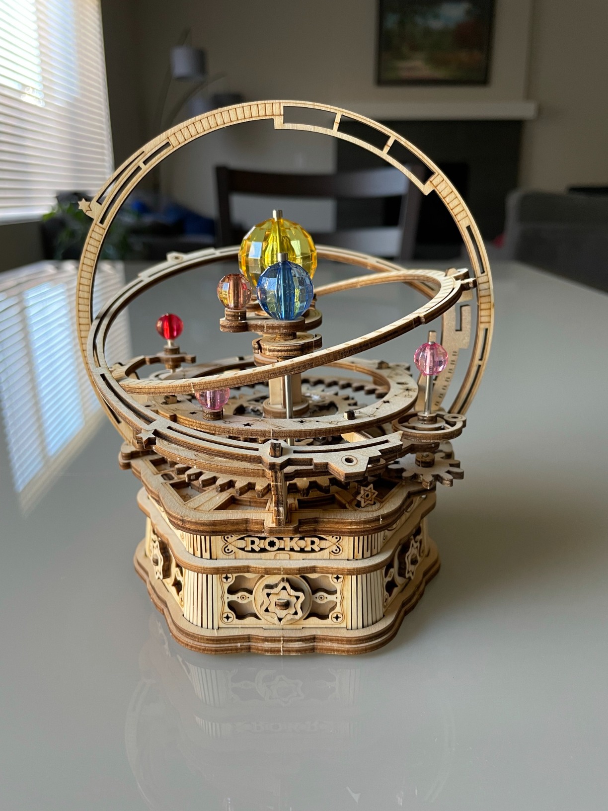 ROKR 3D Wooden Puzzles Mechanical Music Box - Starry Night DIY Building Kit customer photo 1