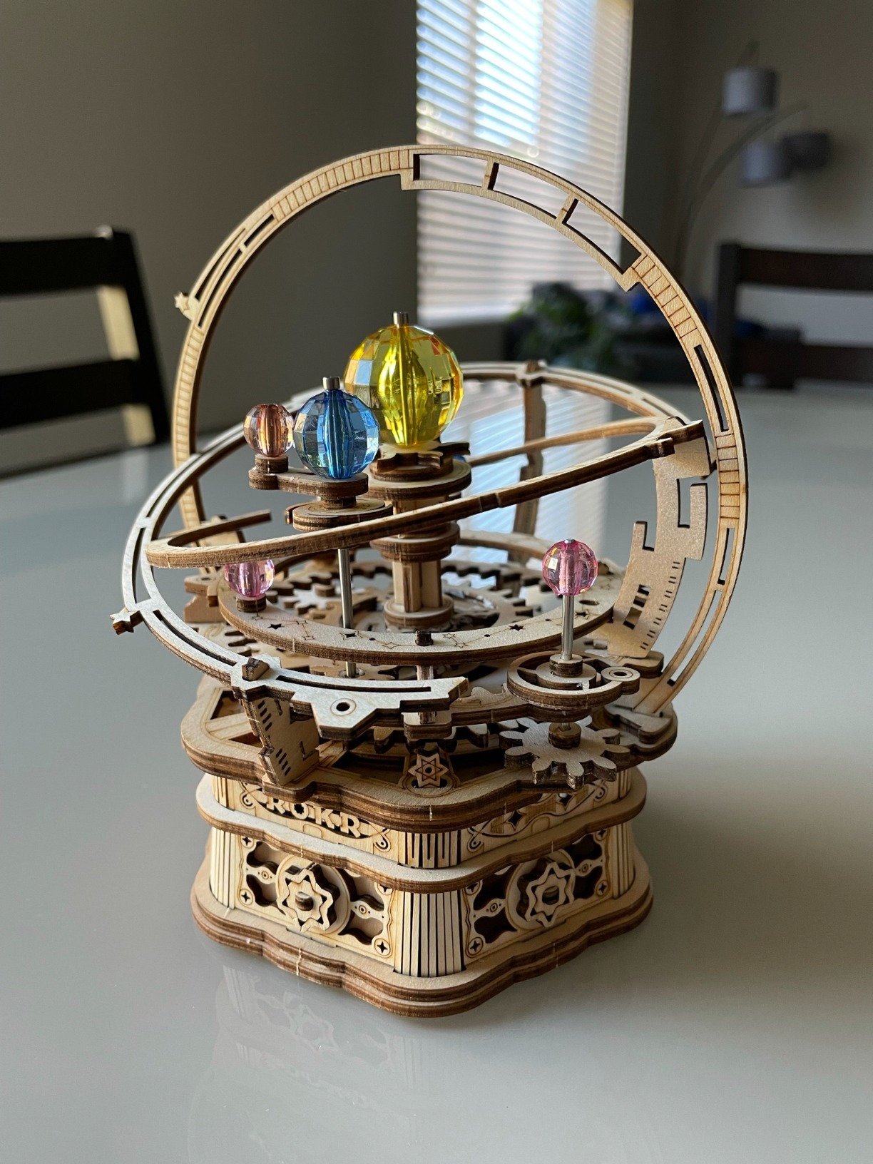 ROKR 3D Wooden Puzzles Mechanical Music Box - Starry Night DIY Building Kit customer photo 2