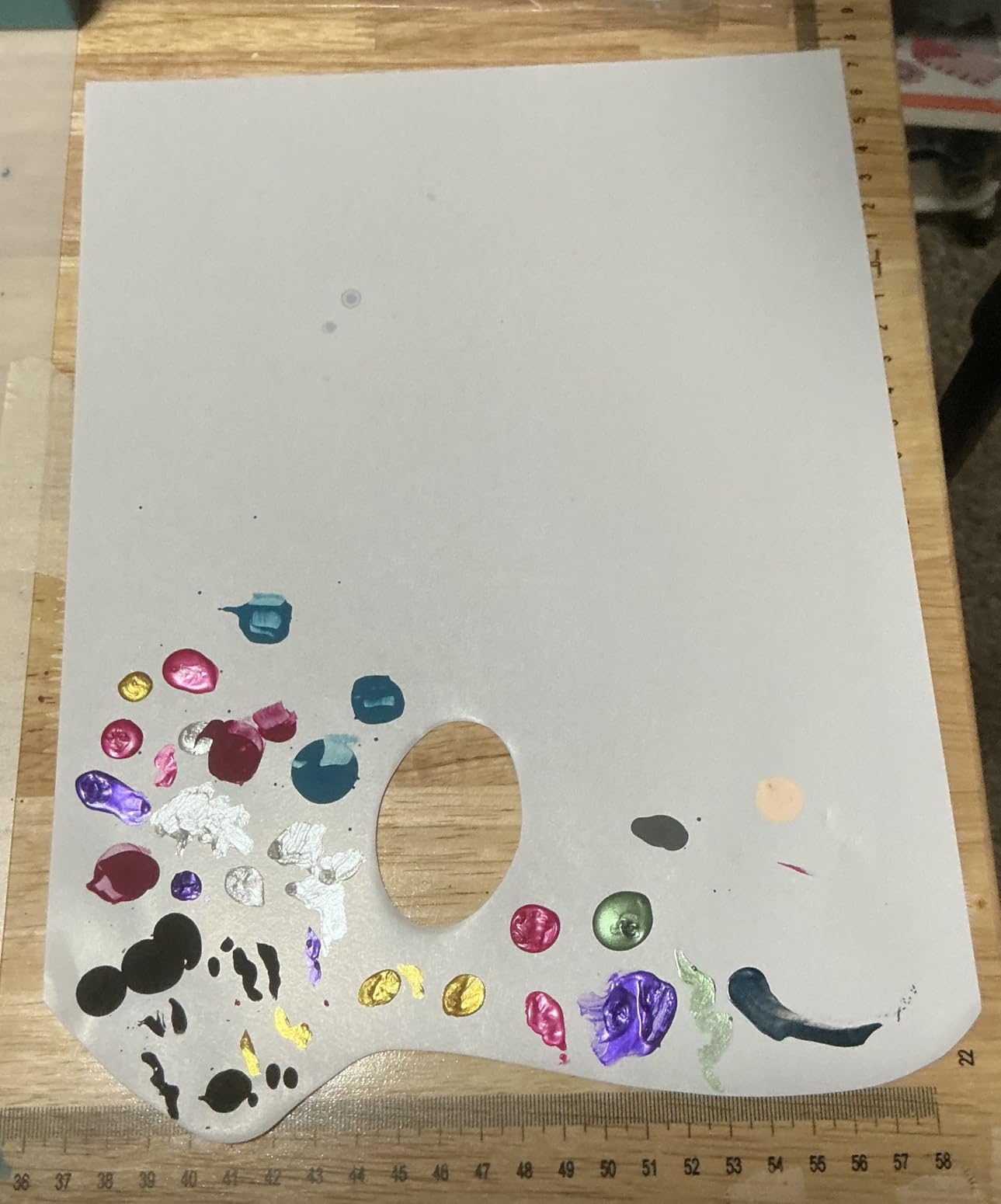 Zenacolor Paper Palette Pad - 50 Removable and Disposable Sheets for Painters customer photo 1