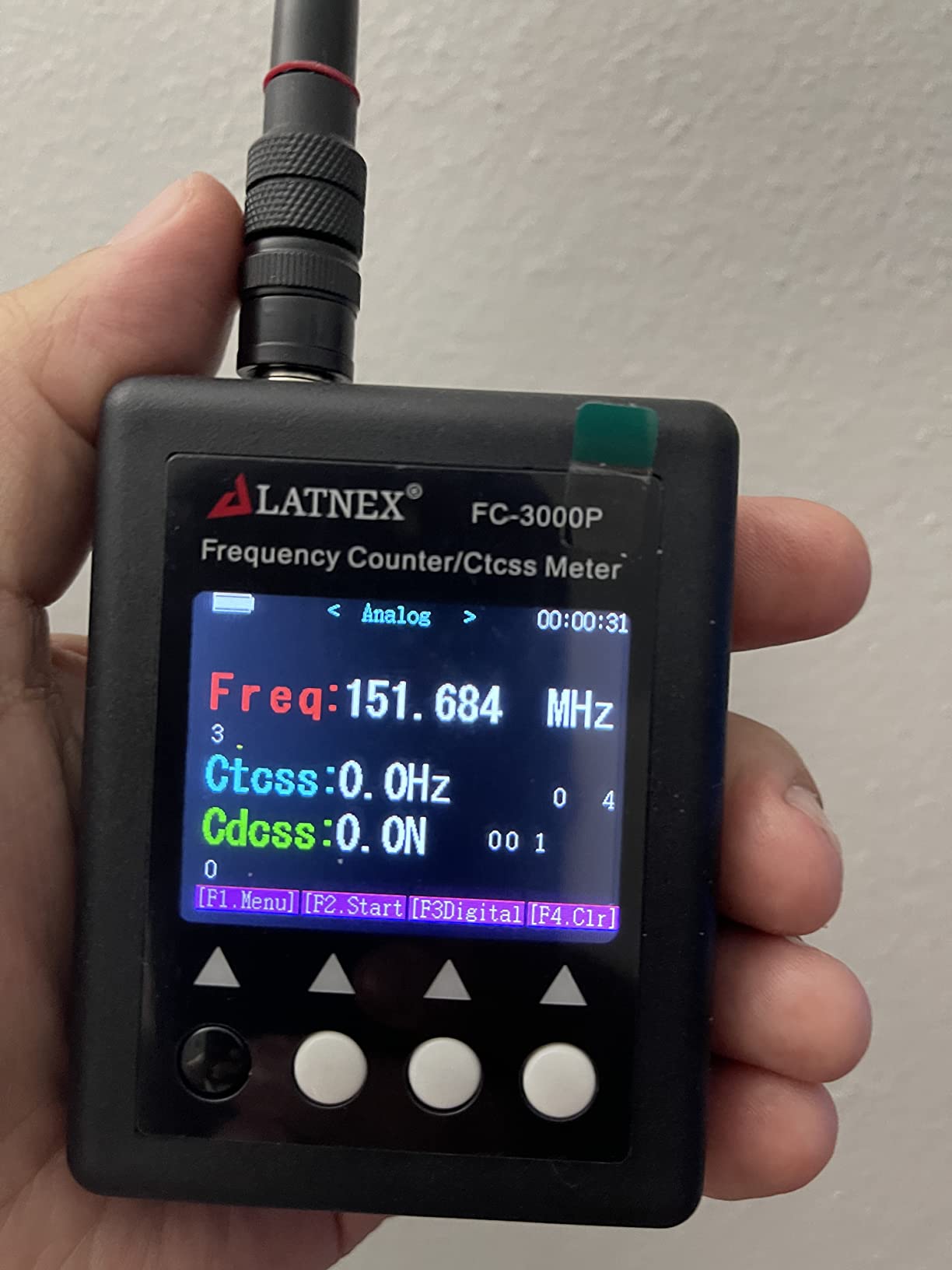 FC-3000P Ham Radio CB Frequency Counter 27Mhz-3000Mhz with CTCCSS DCS Decoder customer photo 1