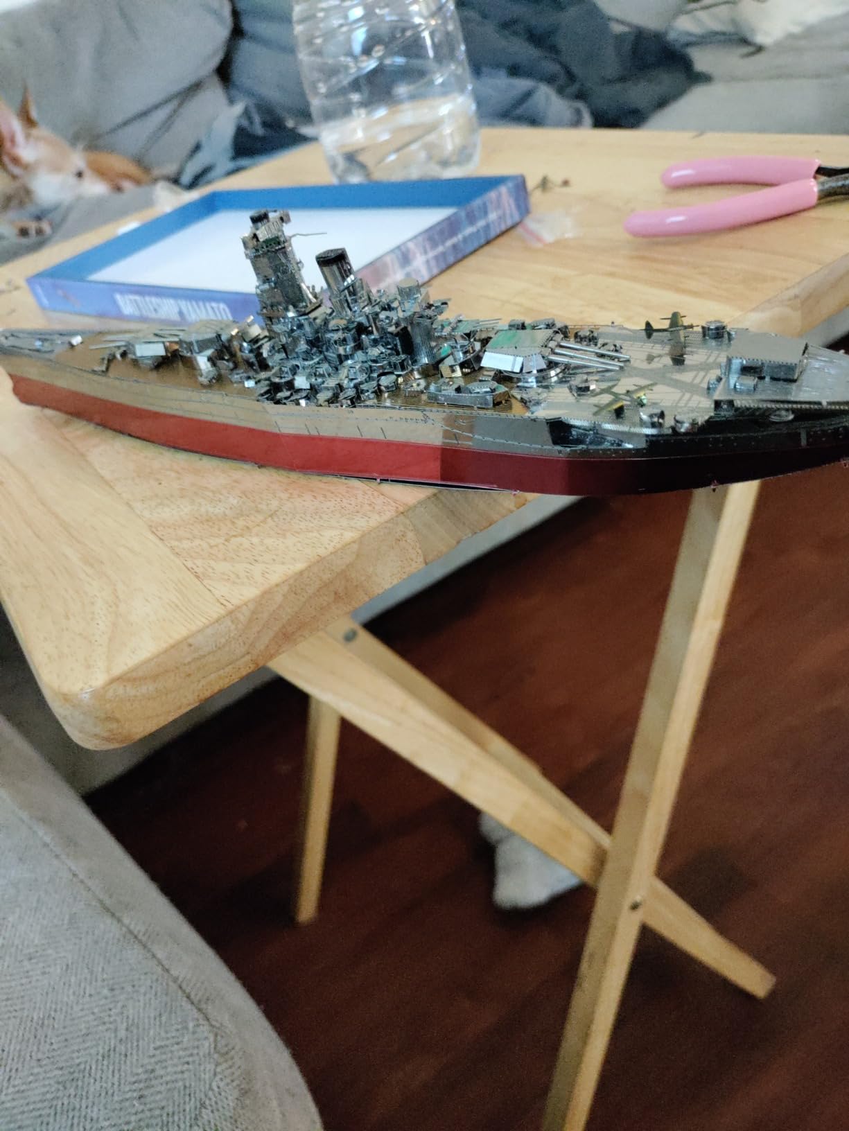 Piececool 3D Metal Puzzle Military Watercraft Model Kits, Yamato Battleship Metal Model Building Kit for Adults, Brain Teaser DIY Hobbies for Men, for Teens Boys, 245 Pcs customer photo 2