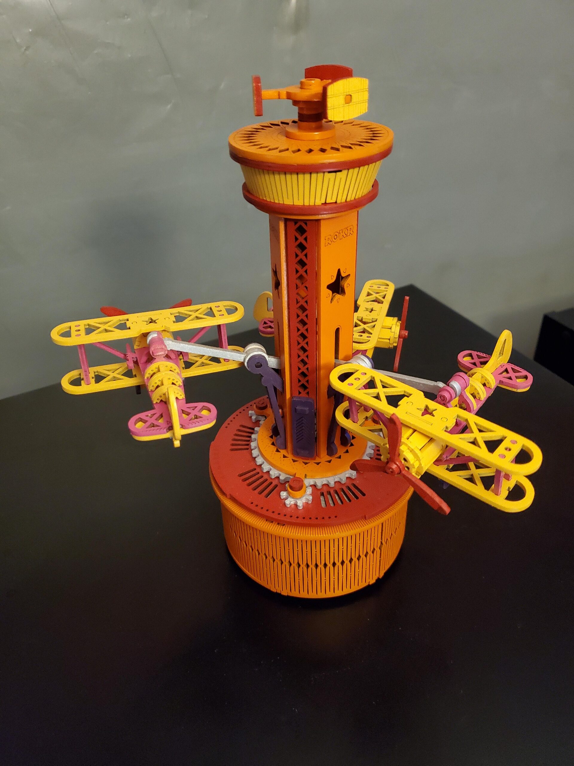 ROKR 3D Wooden Puzzle Mechanical Music Box,DIY Aircraft Model Kits to Build,Best Toy Gift for Teens,Adults on Birthday,Decoration for Room customer photo 1