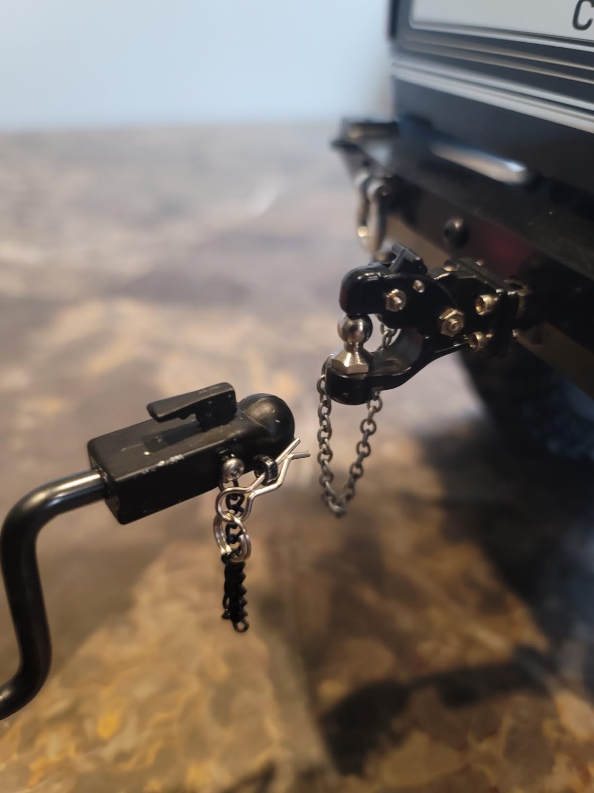 INJORA 1/10 Scale RC Accessories Tow Hook Drop Hitch Receiver,for RC Crawler Traxxas TRX4 Axial SCX10 90046(with Ball Buckle) customer photo 1