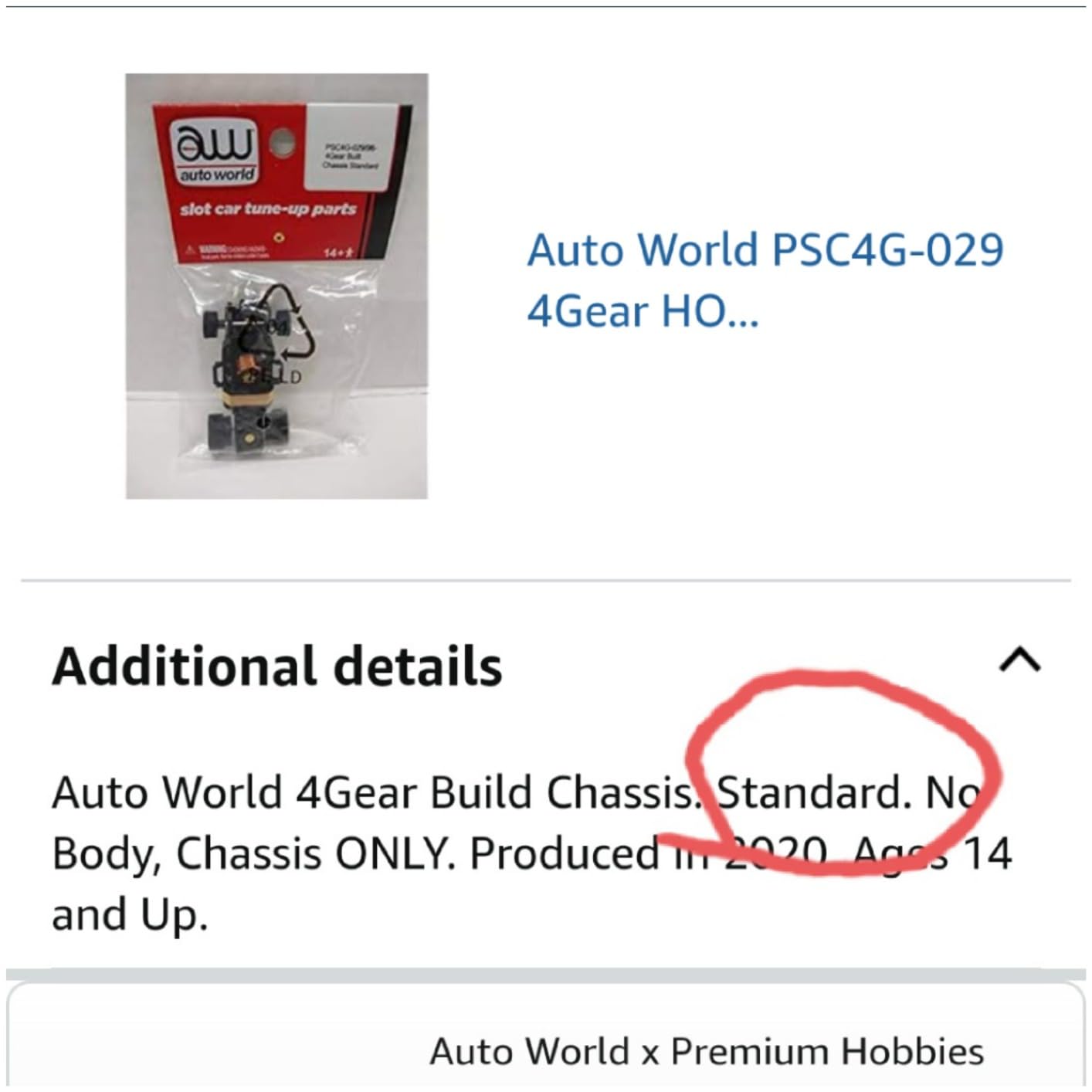 Auto World PSC4G-029 4Gear HO Scale Electric Slot Car Chassis customer photo 1