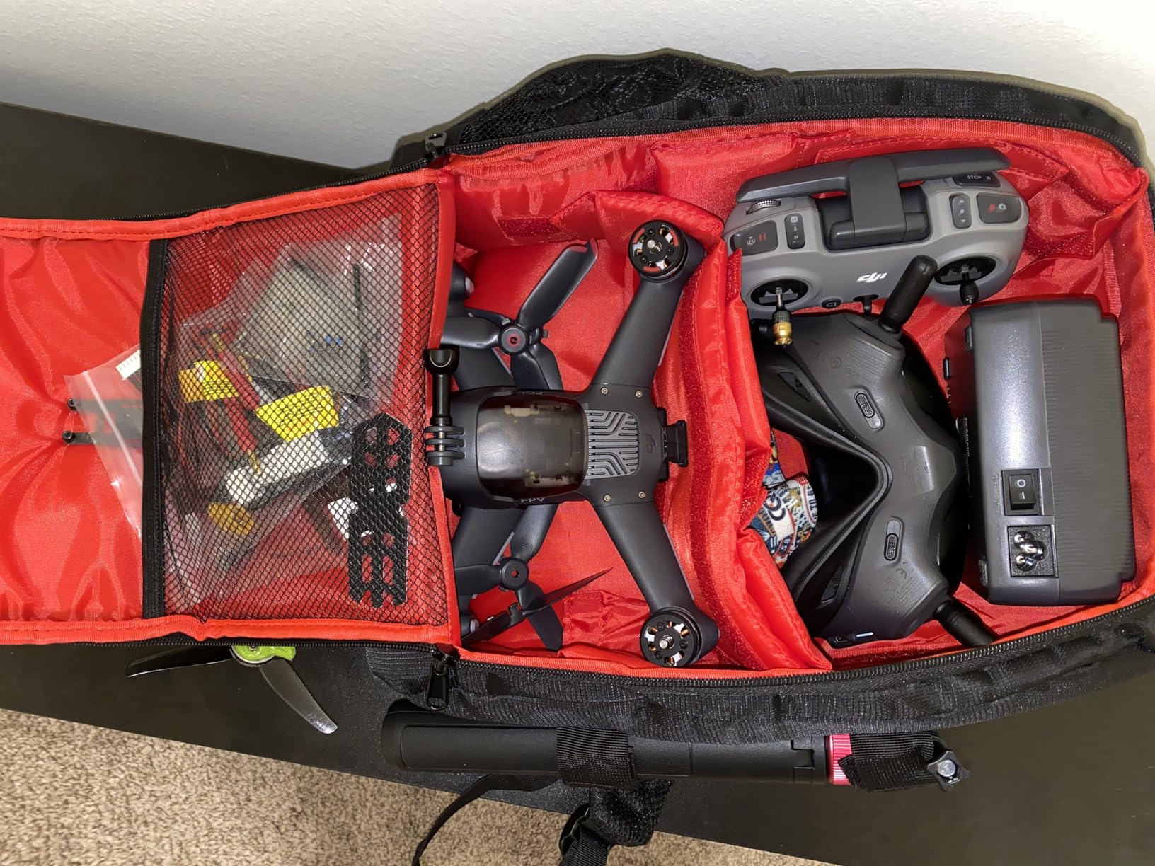 SoloGood FPV Racing Drone Quadcopter Backpack Carrying Case Bag RC Plane Fixed Wing customer photo 1