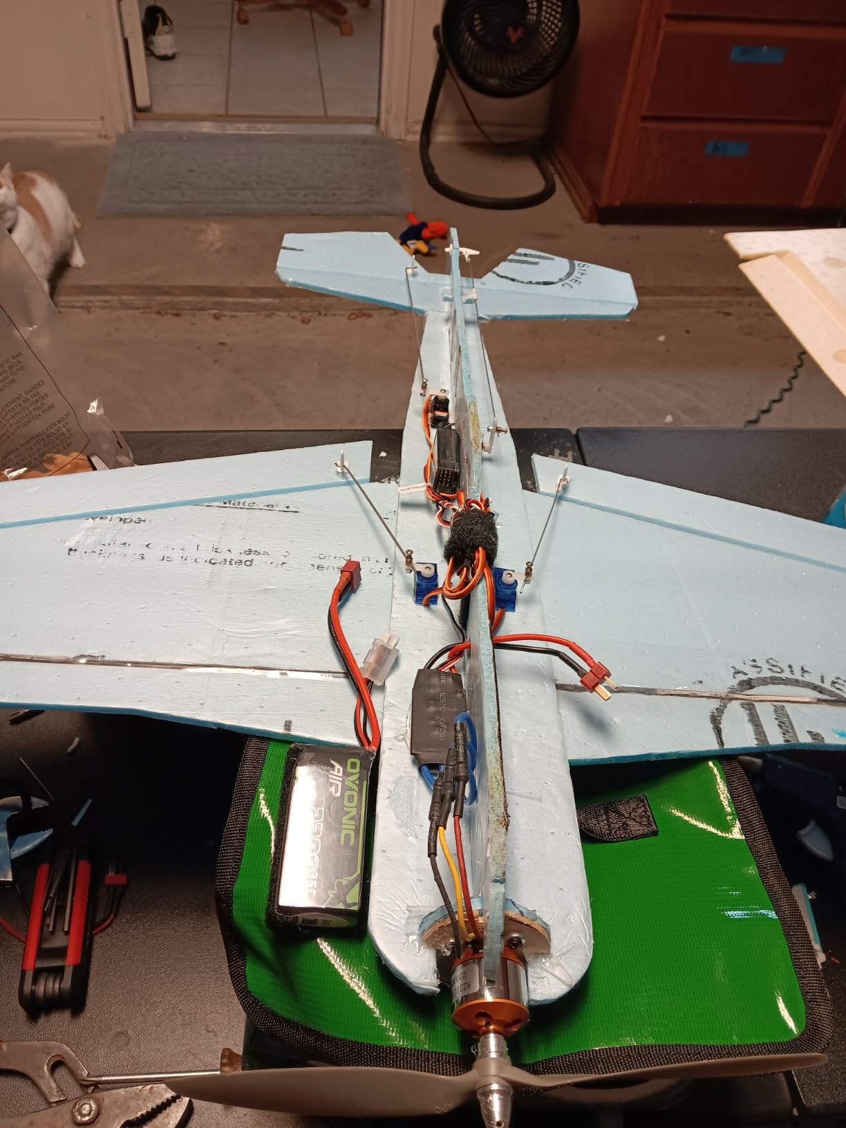 OVONIC 2S Lipo Battery 35C (Burst 70C) 2200mAh 7.4V Lipo Battery with Dean-Style T Connector for RC Airplane Helicopter Quadcopter FPV Racing Drone(2 Packs) customer photo 2