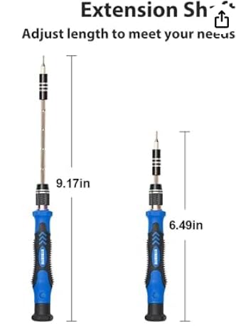 STREBITO Electronics Precision Screwdriver Sets 142-Piece with 120 Bits Magnetic Repair Tool Kit for iPhone, MacBook, Computer, Laptop, PC, Tablet, PS4, Xbox, Nintendo, Game Console customer photo 1