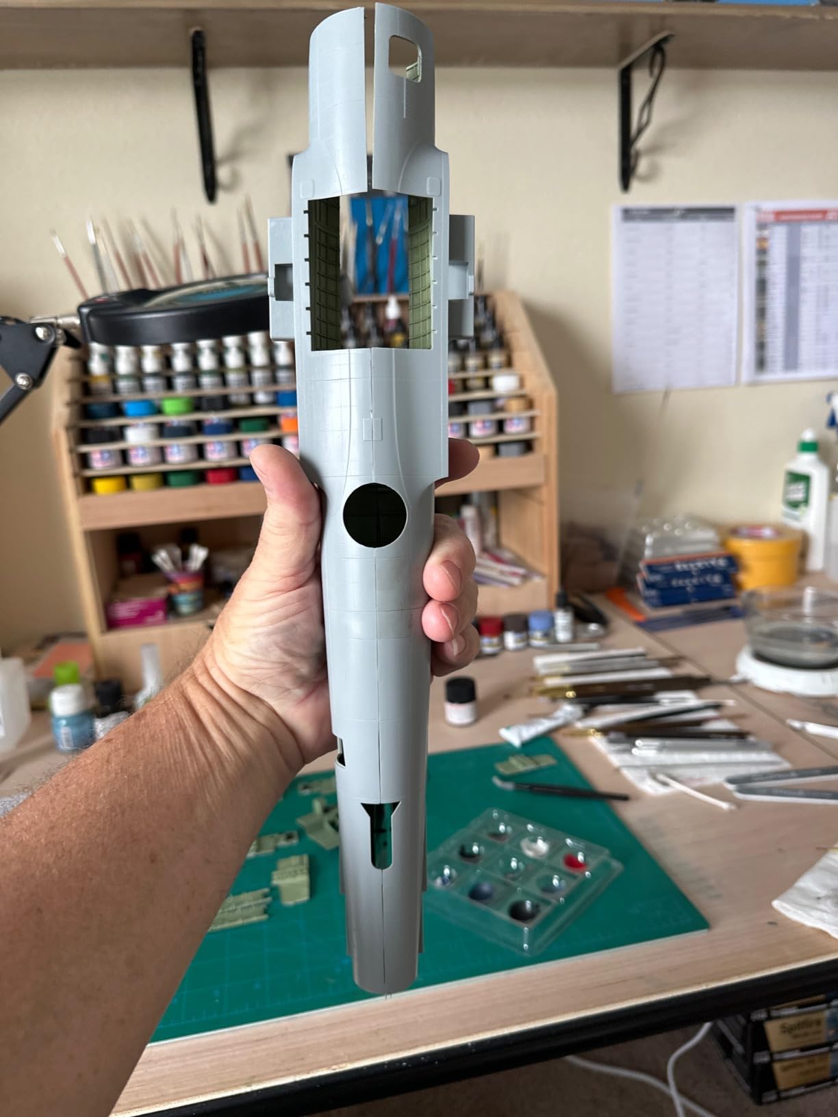 HK Model 1/48 US Army B-17F Memphis Bell Plastic Model 01F002 customer photo 1