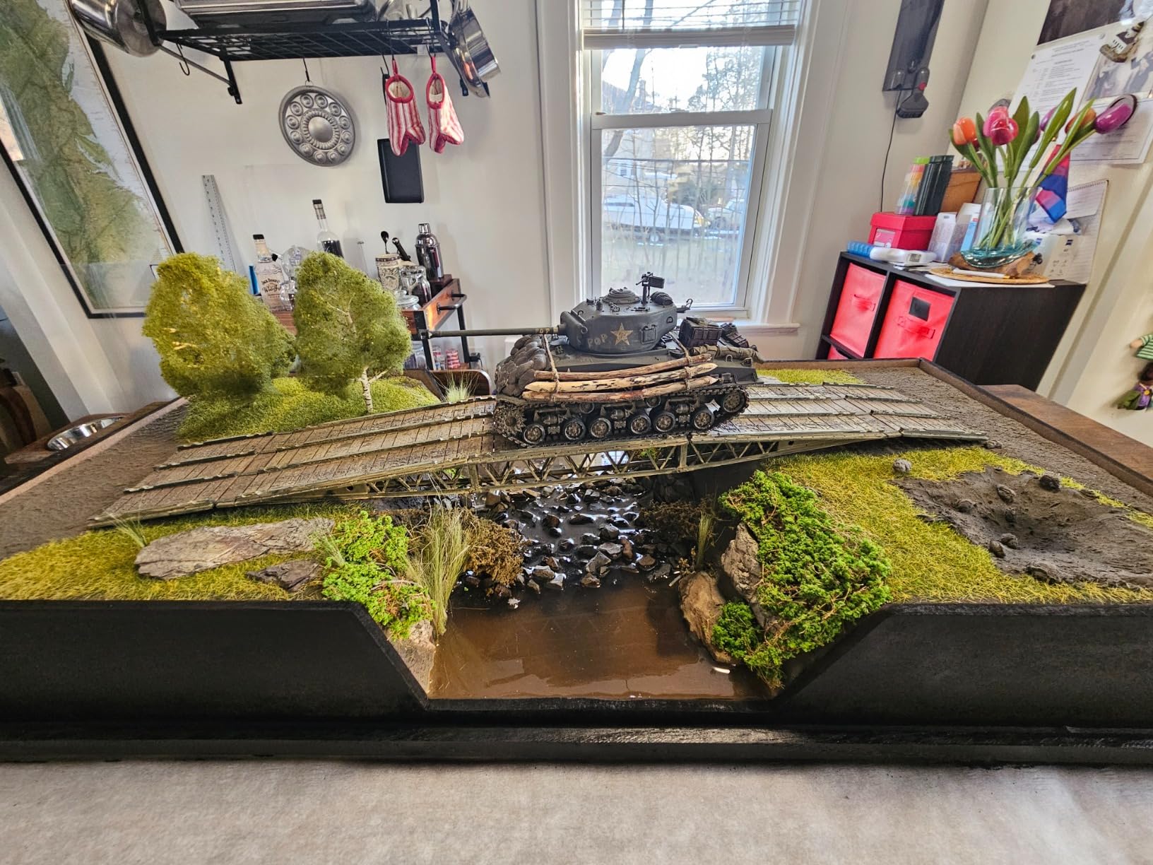 DIY Miniature Shrubs Bushes Foliage Terrain Model Kit Sand Table Simulation Landscape War Gaming Terrain Decoration Railroad Scenery customer photo 2