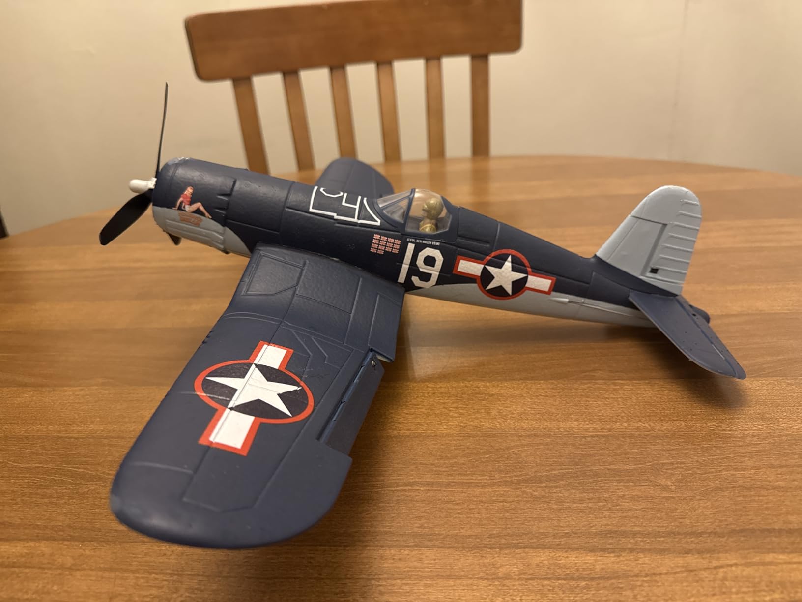 LEAMBE 4 Channel RC Plane - Ready to Fly Aerobatic Aircraft, Easy Control for Beginners, F4U Corsair RC Airplane Best Gift for Adults customer photo 1