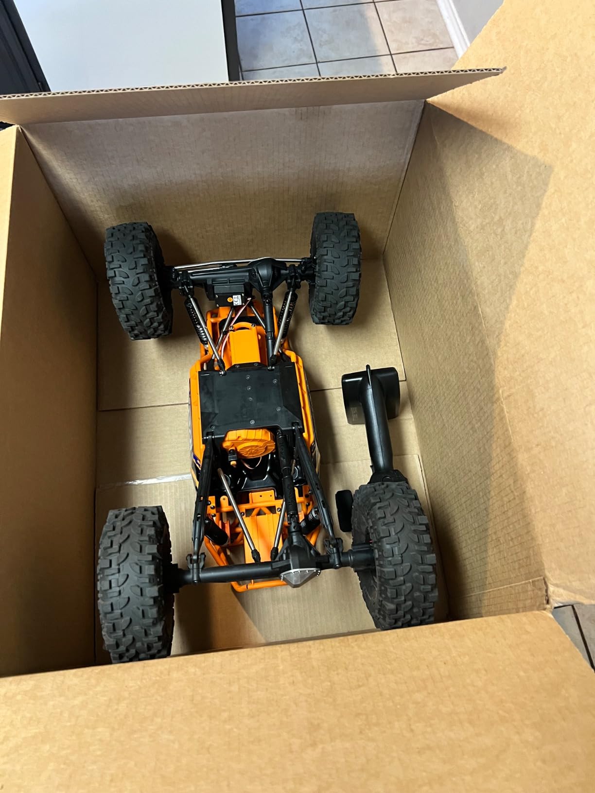 RC Truck 1/10 RBX10 Ryft 4WD Brushless Rock Bouncer RTR (Battery and Charger Not Included), Orange, AXI03005T1, Unisex Adult customer photo 2