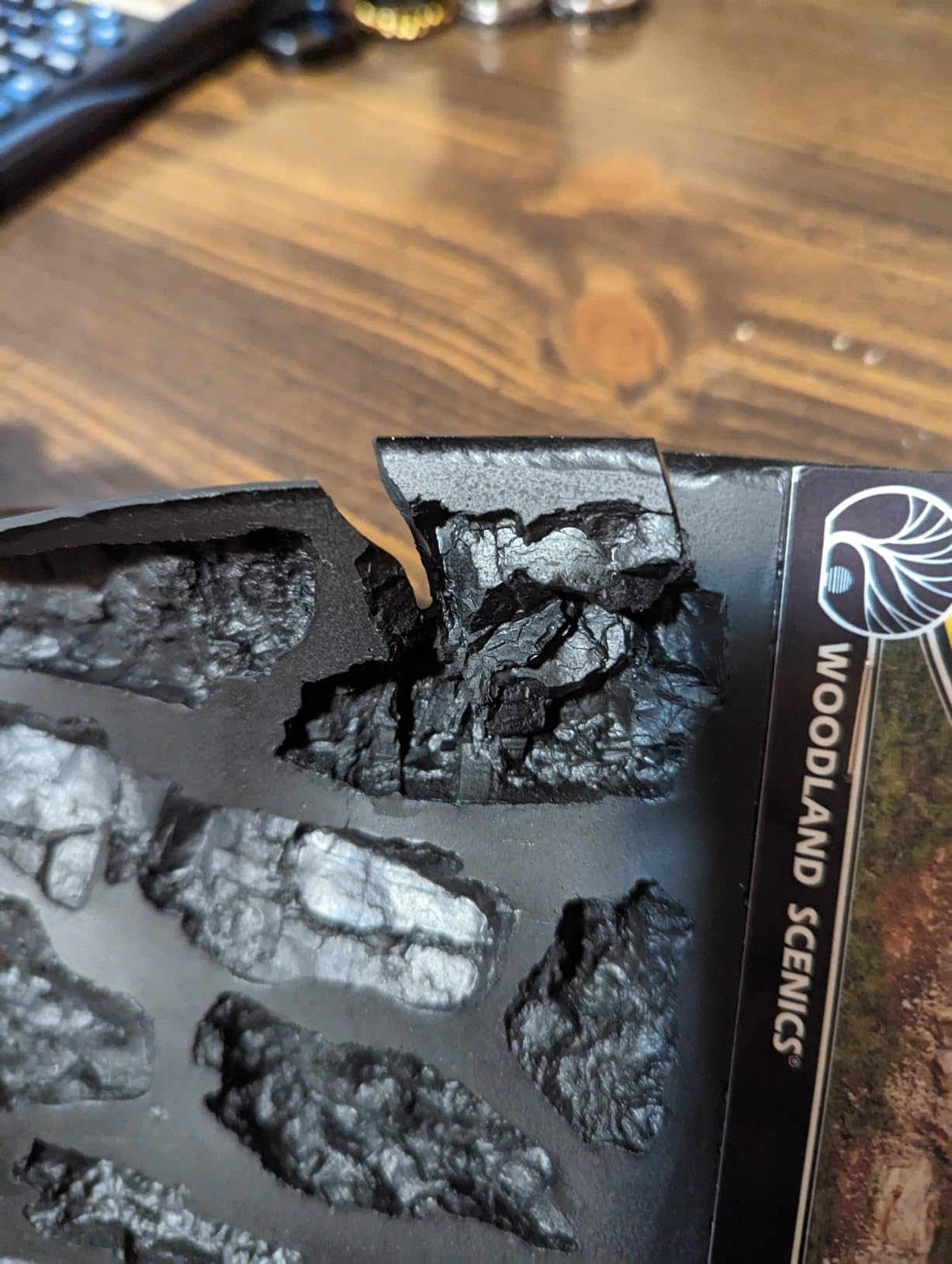 Woodland Scenics Rock Molds, Outcroppings C1230, Embankment C1233, and Random Rock C1234 with Make Your Day Paintbrushes customer photo 2