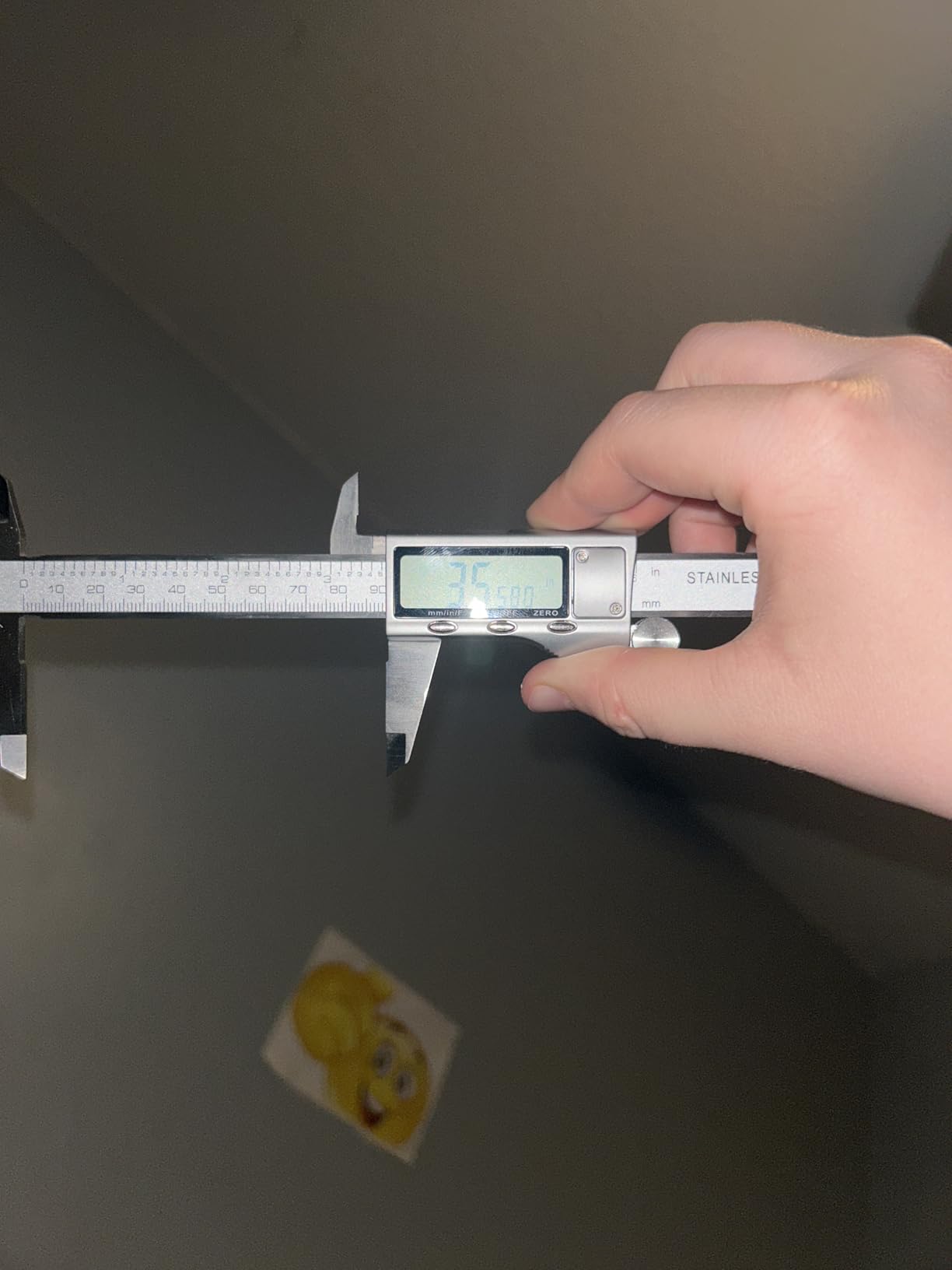 Digital Caliper Measuring Tool, Stainless Steel Vernier Caliper Digital Micrometer with Large LCD Screen, Easy Switch from Inch Metric Fraction, 6 Inch Caliper Tool for DIY/Household customer photo 1