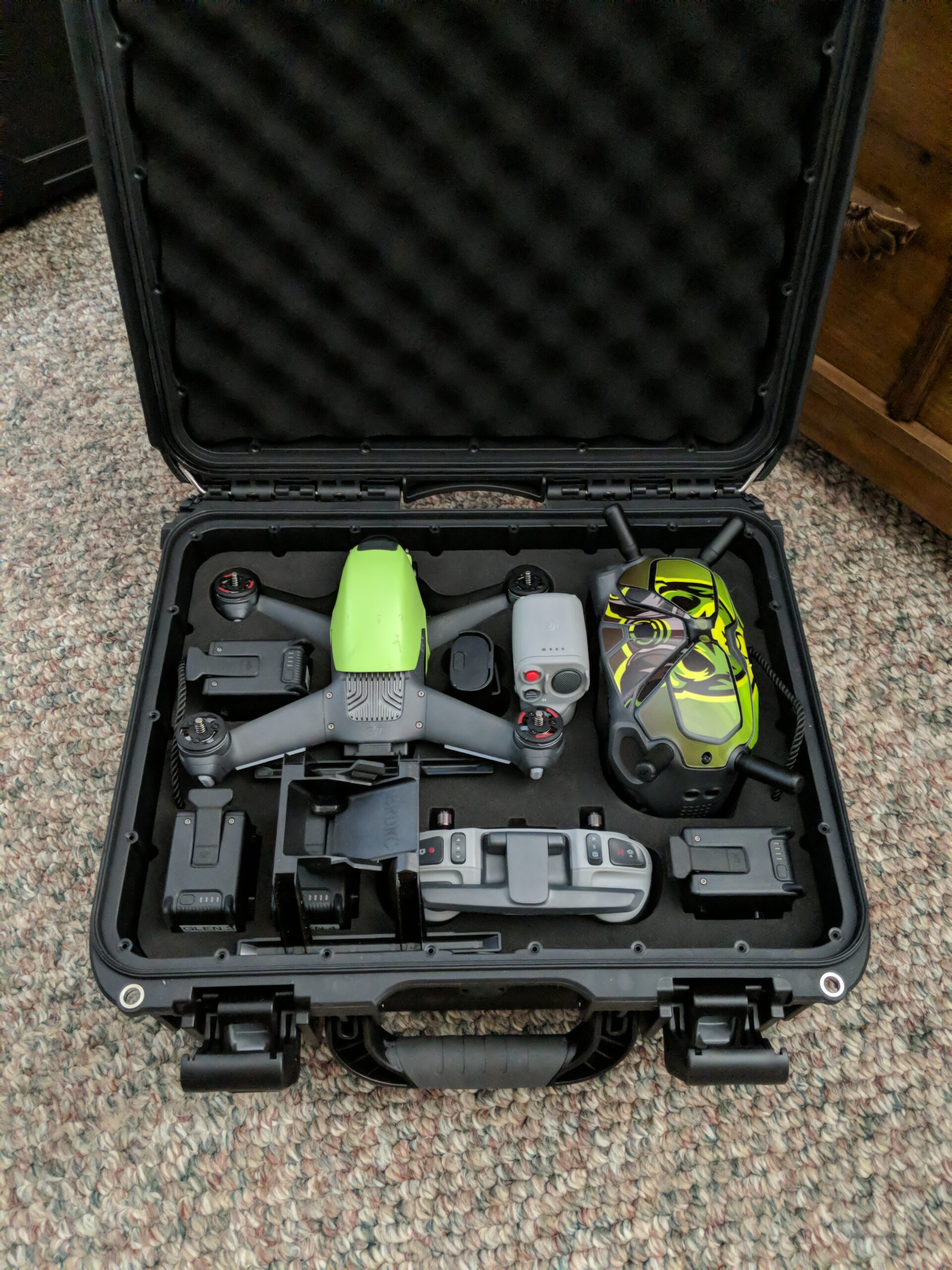 LEKUFEE Waterproof Hard Case for DJI FPV Drone,Explorer Combo,DJI Goggles Integra,Goggles 2/ V2, FPV Motion Controller, RC Motion 2,Accessories(Case Only) customer photo 2