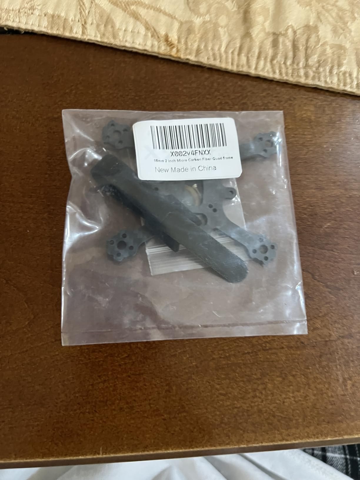 88mm 2 inch Micro Carbon Fiber FPV Racing Drone Quad Quadcopter Frame for BETAFPV A01 Wolfwhoop WT03 WT05 AKK BA3 Crazepony Spotter V2 AIO FPV Camera Indoor Backyard FPV Racing customer photo 2