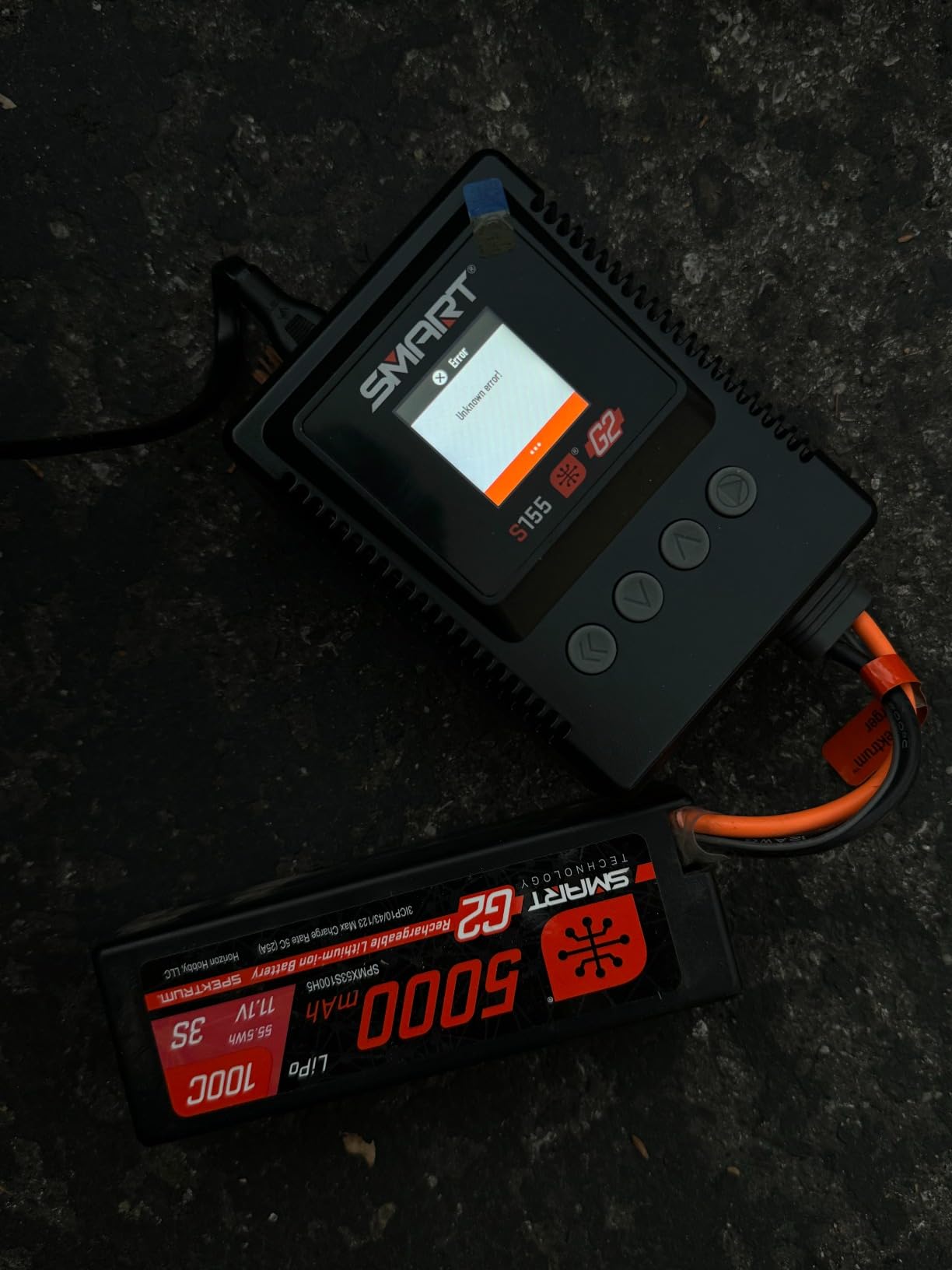 Spektrum 11.1V 5000mAh 3S 100C Smart G2 Hardcase LiPo Battery with IC5: SPMX53S100H5 customer photo 1