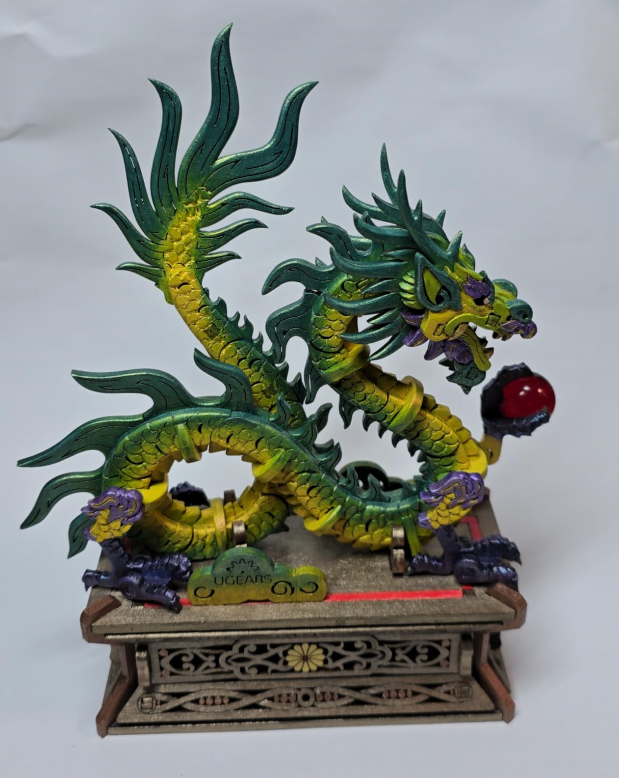 3D Wooden Puzzles for Adults - Windstorm Dragon 3D Puzzle - Mechanical Model Kits for Adults to Build - DIY Building Set Gifts for Christmas, Brain Teaser Puzzle, Hobby Kit customer photo 1