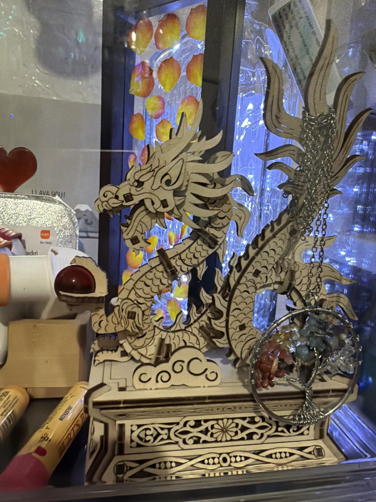3D Wooden Puzzles for Adults - Windstorm Dragon 3D Puzzle - Mechanical Model Kits for Adults to Build - DIY Building Set Gifts for Christmas, Brain Teaser Puzzle, Hobby Kit customer photo 2