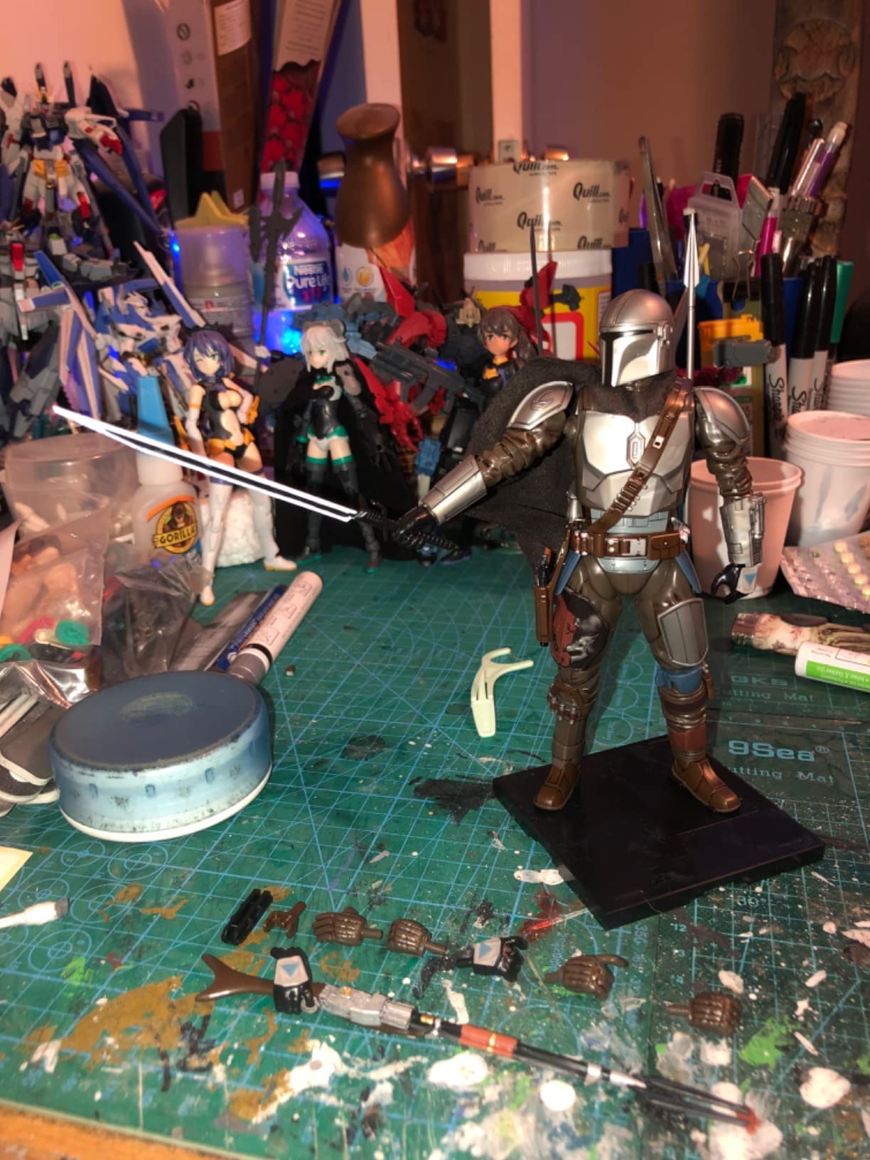 Bandai Hobby - The Mandalorian - The Mandalorian Beskar Armor Star Wars 1/12 Model Kit customer photo 2