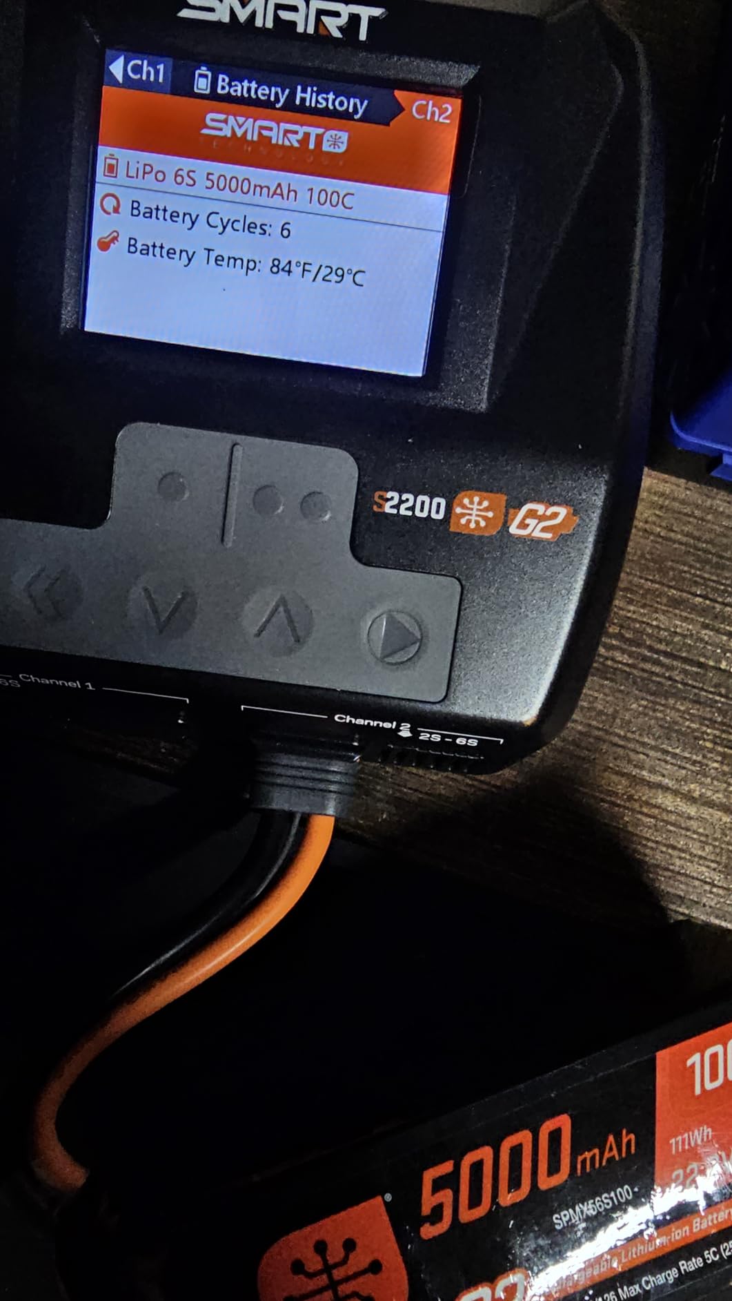 Spektrum 22.2V 5000mAh 6S 100C Smart G2 LiPo Battery: IC5, SPMX56S100 customer photo 2