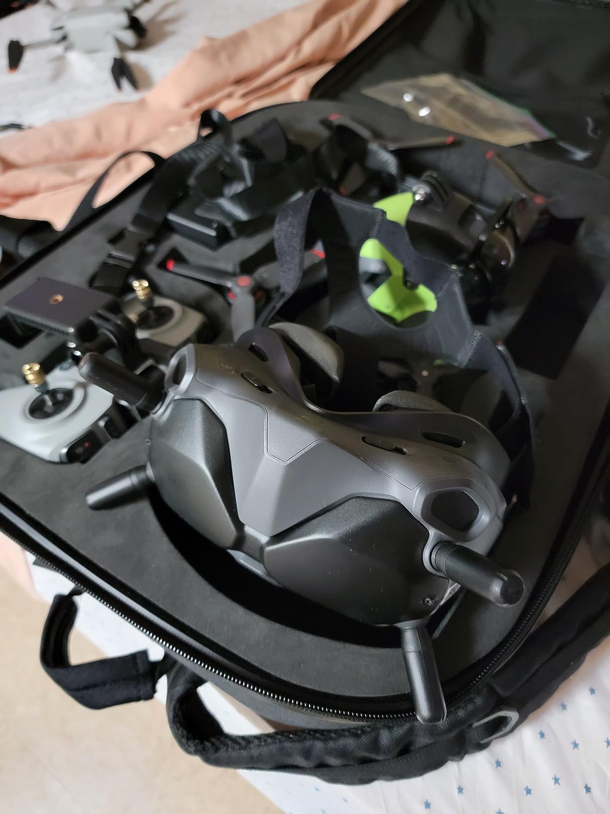 Professional Hard Case for DJI FPV Combo Drone, Waterproof Shockproof Backpack Bag for DJI FPV Explorer Fly More Kit Drone, Goggles V2/ Goggles Integra (FPV Drone Backpack) customer photo 2