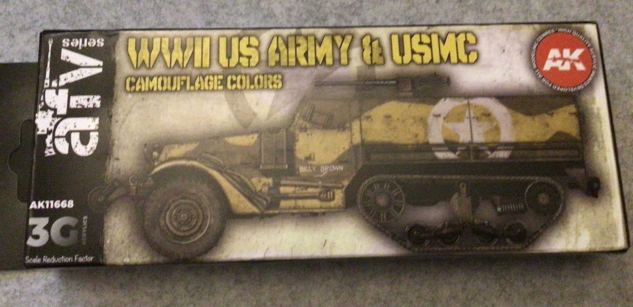 AK Interactive 3G US Army & USMC Camouflage Colors - Plastic Modelling Paints & Accessories, Item # AK-11668 customer photo 1