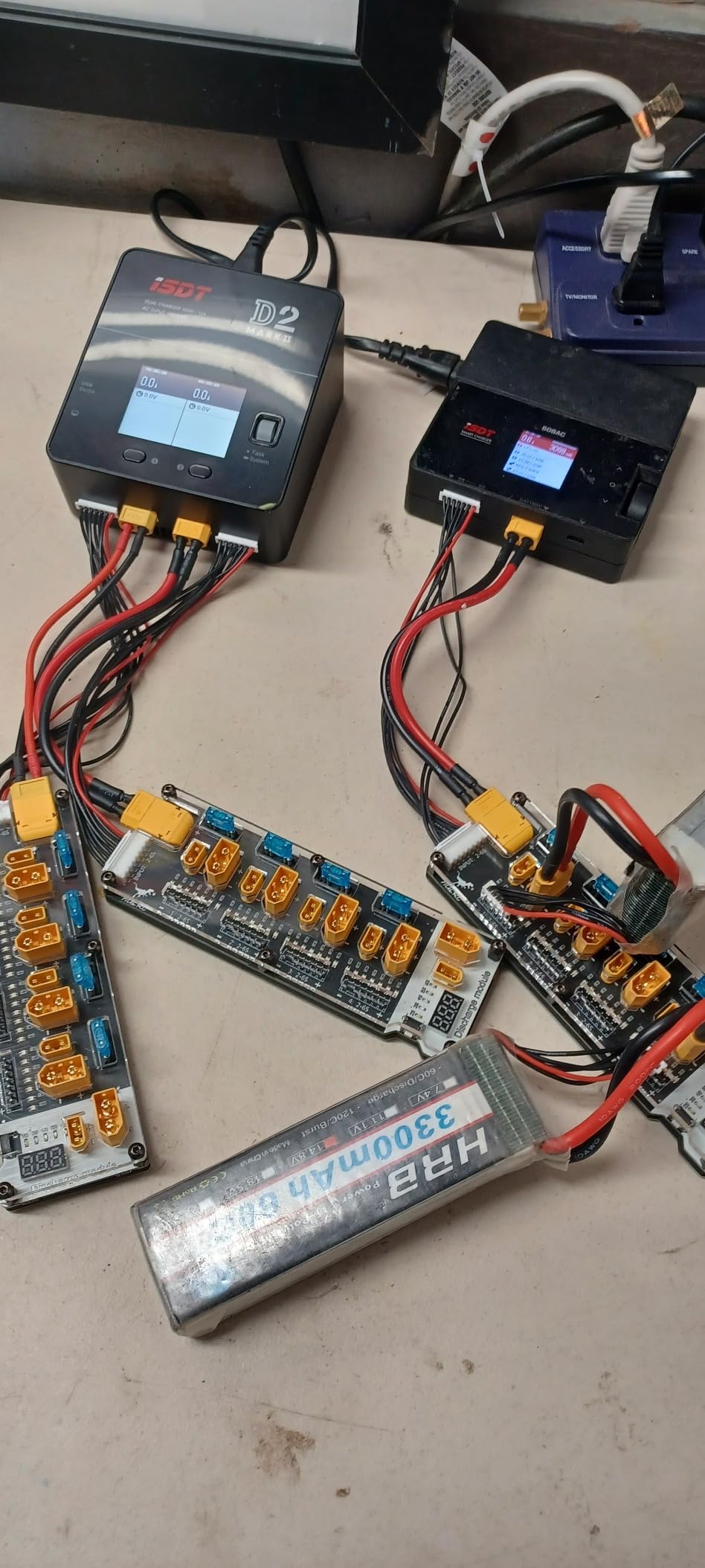 HGLRC 40A 4-Port Lipo Battery Balance Charger, Thor 6S Parallel Charging Board, with XT60/XT30 Plugs, Compatible with ISDT/IMAX/HOTA Chargers for 2-6S FPV Drone Batteries customer photo 2