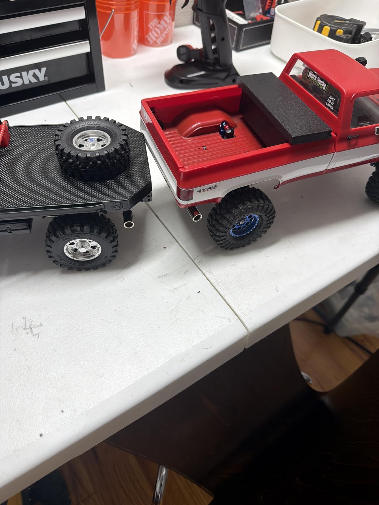 ShareGoo 1Pair RC Simulation Exhaust Pipe Tube Compatible with Traxxas TRX-4 Defender Axial SCX10 1/10 RC Crawler Car customer photo 1